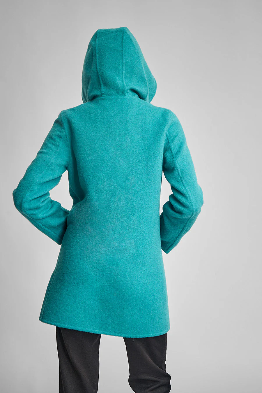 Anastasia Coat Wool & Baby Alpaca Color Beryl & Nuage - Image 4
