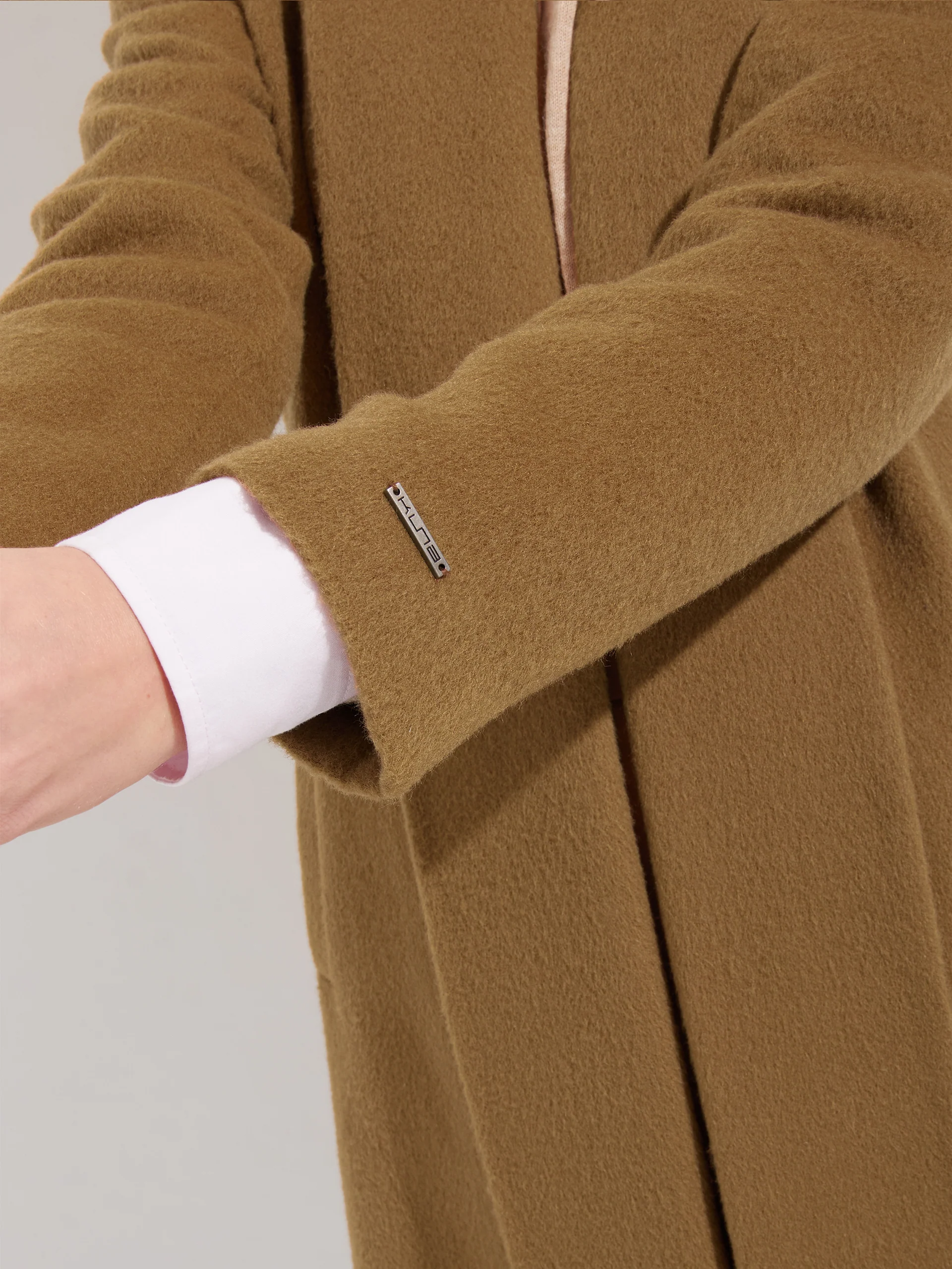 Long Swing Coat Baby Alpaca Color Paco - Image 5