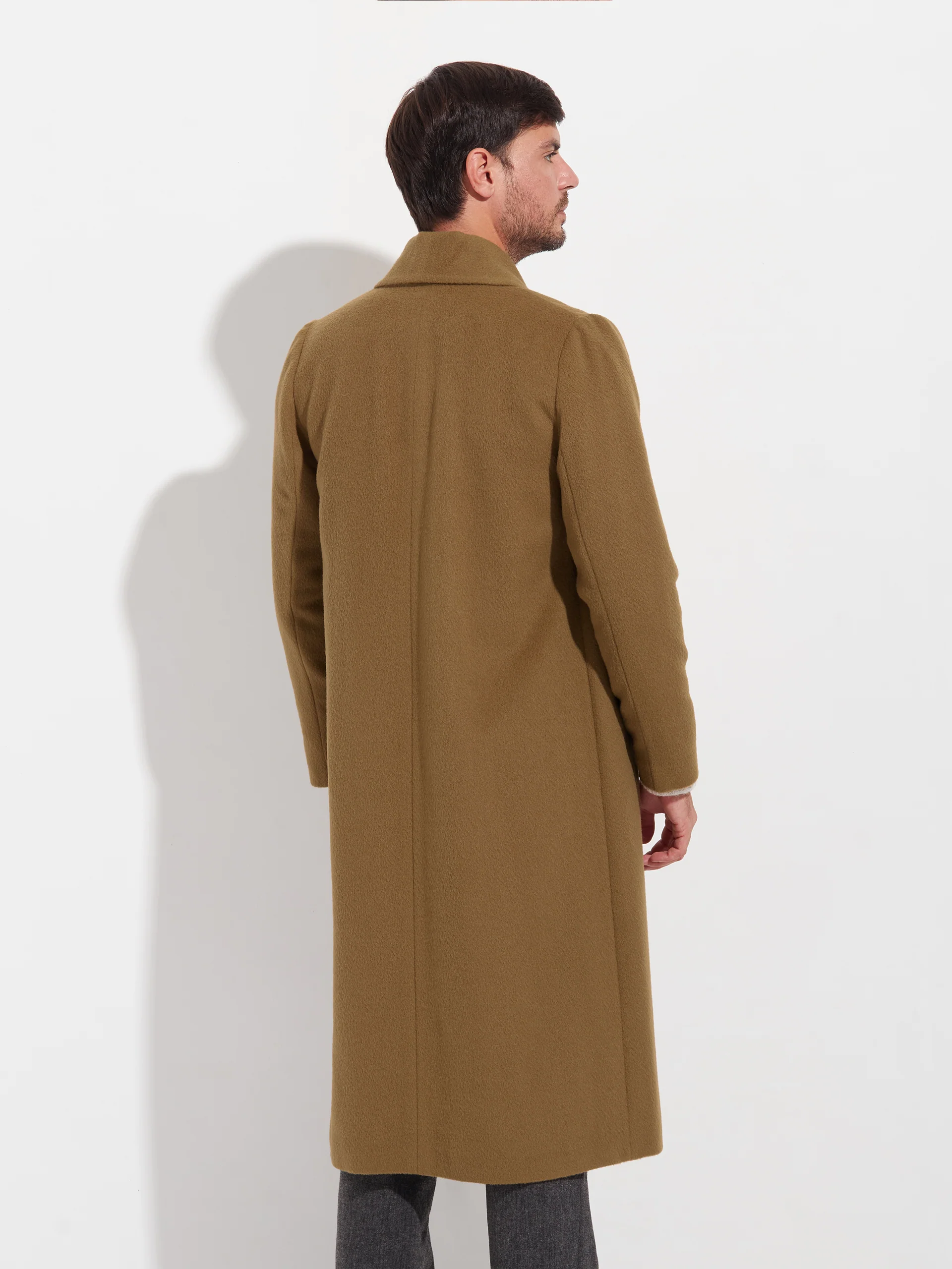 Long Swing Coat Baby Alpaca Color Paco - Image 8