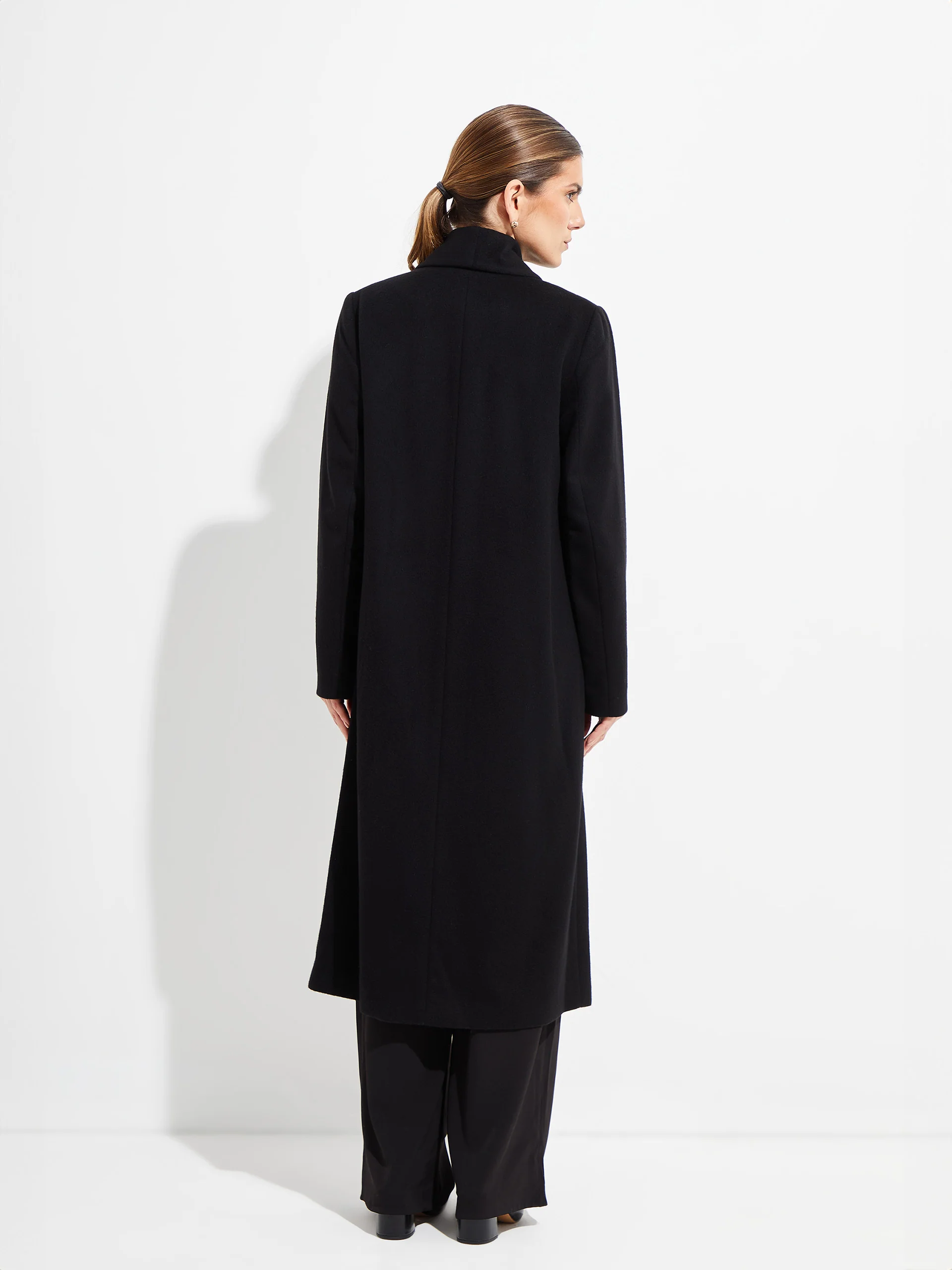 Long Swing - Vicuña Coat Vicuña Color Black - Image 3