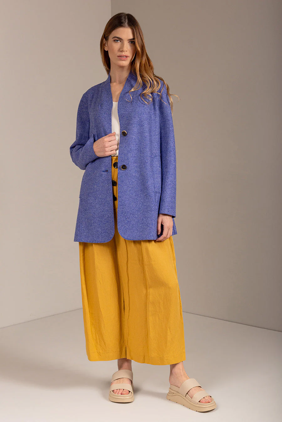 Urla Coat Alpaca & Wool Color Titicaca - Image 3