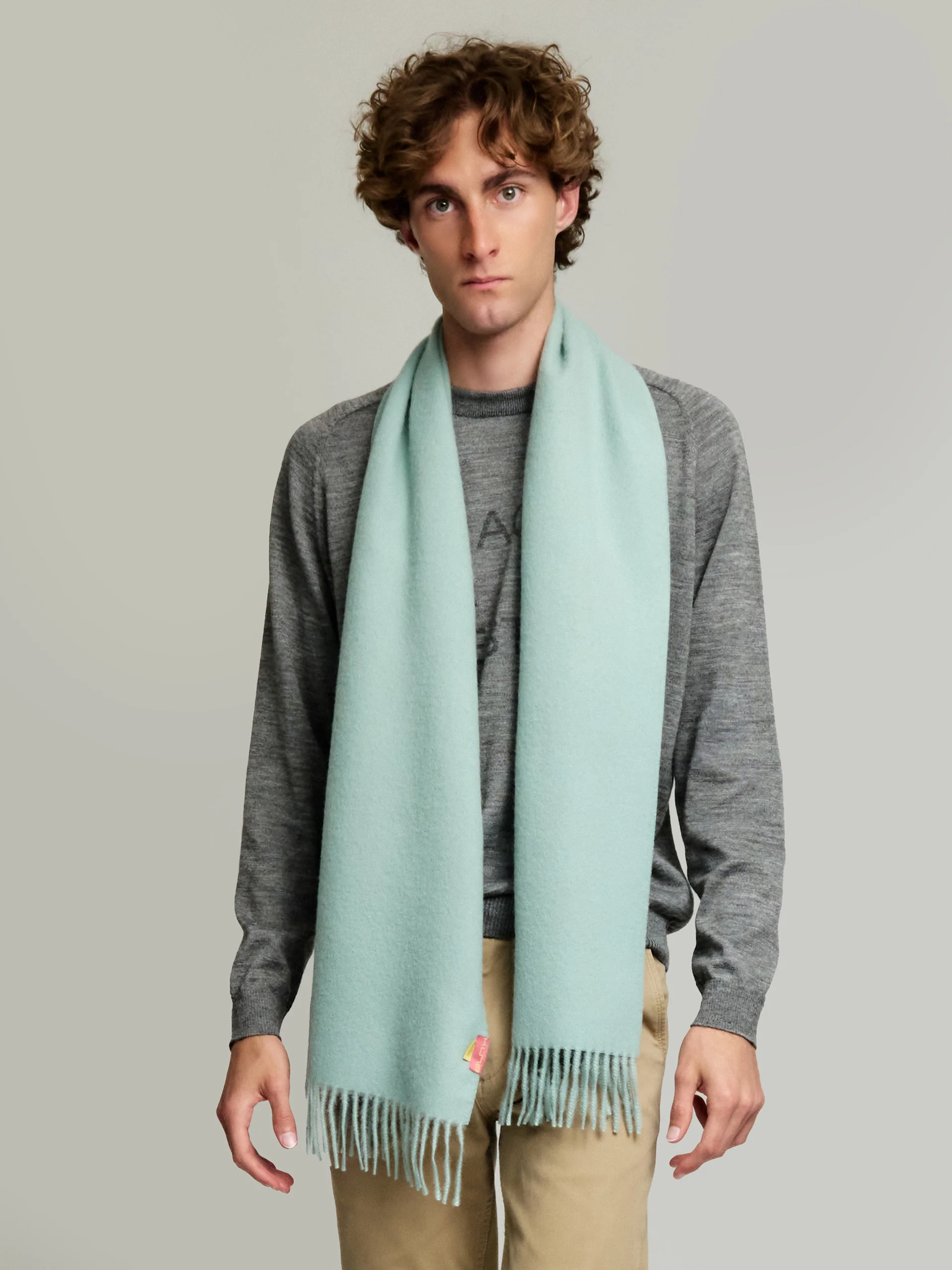 Adrian Scarf Baby Alpaca Color Green - Image 4