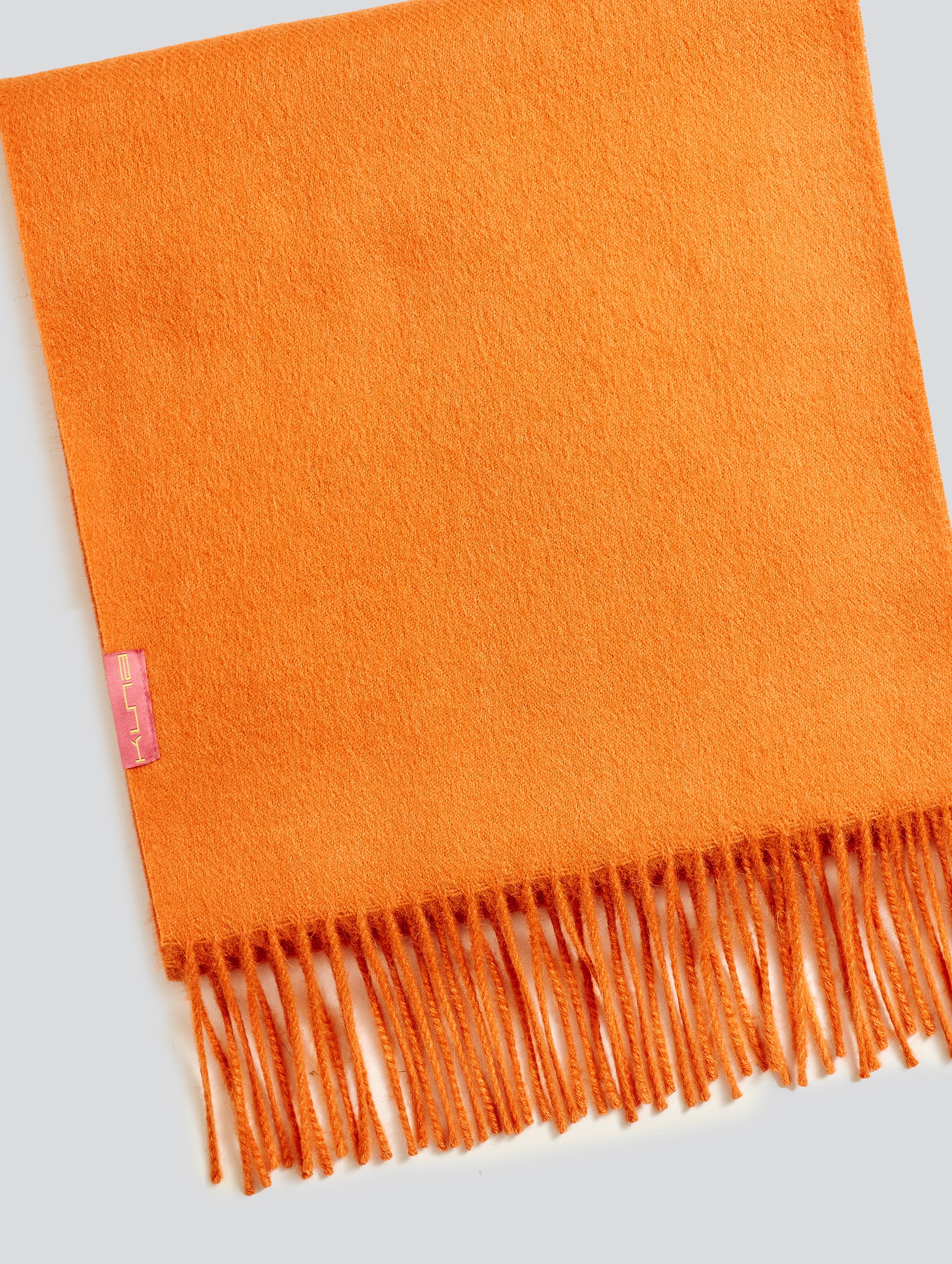 Adrian Scarf Baby Alpaca Color Orange - Image 6