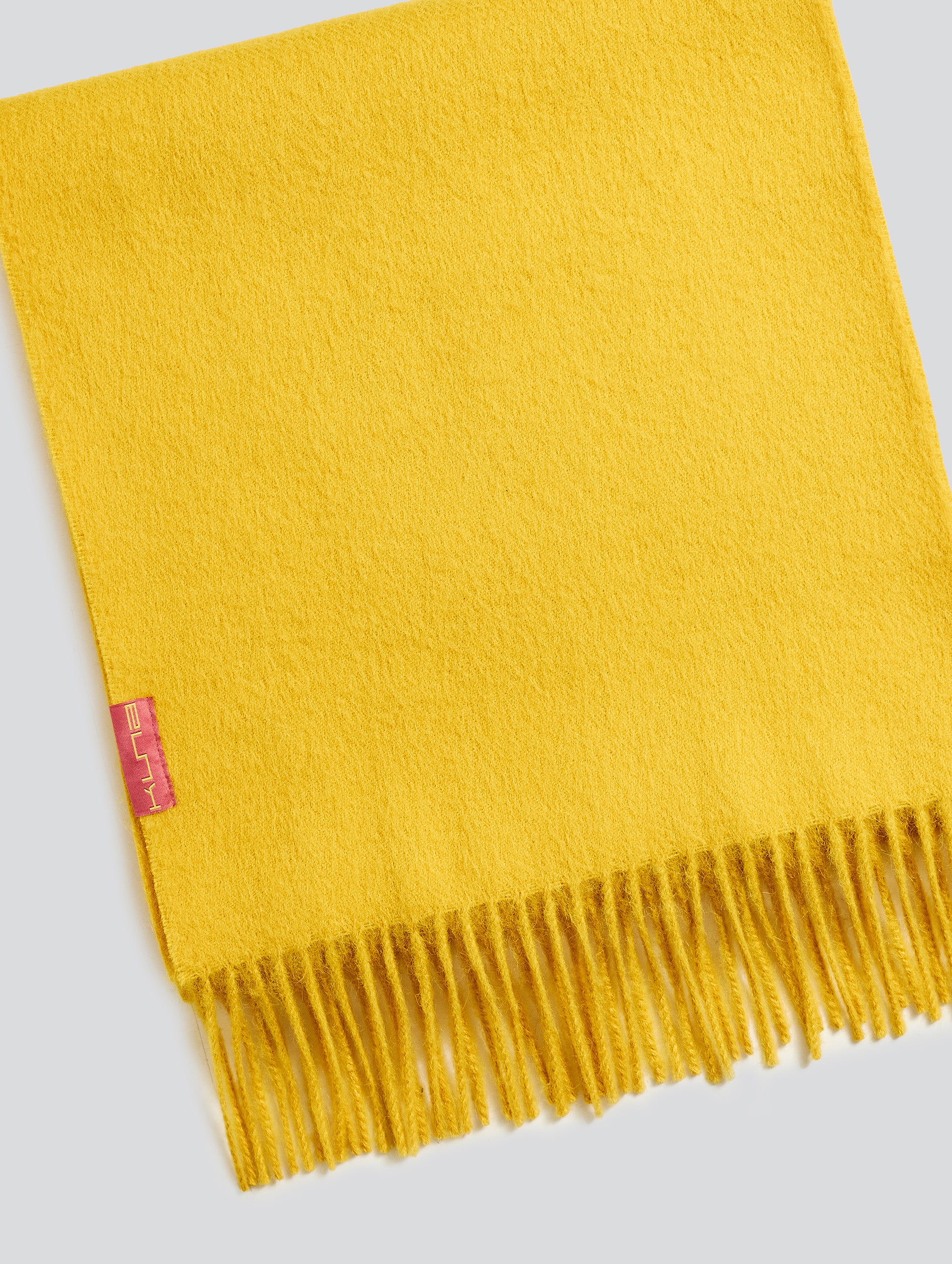 Adrian Scarf Baby Alpaca Color Yellow - Image 6