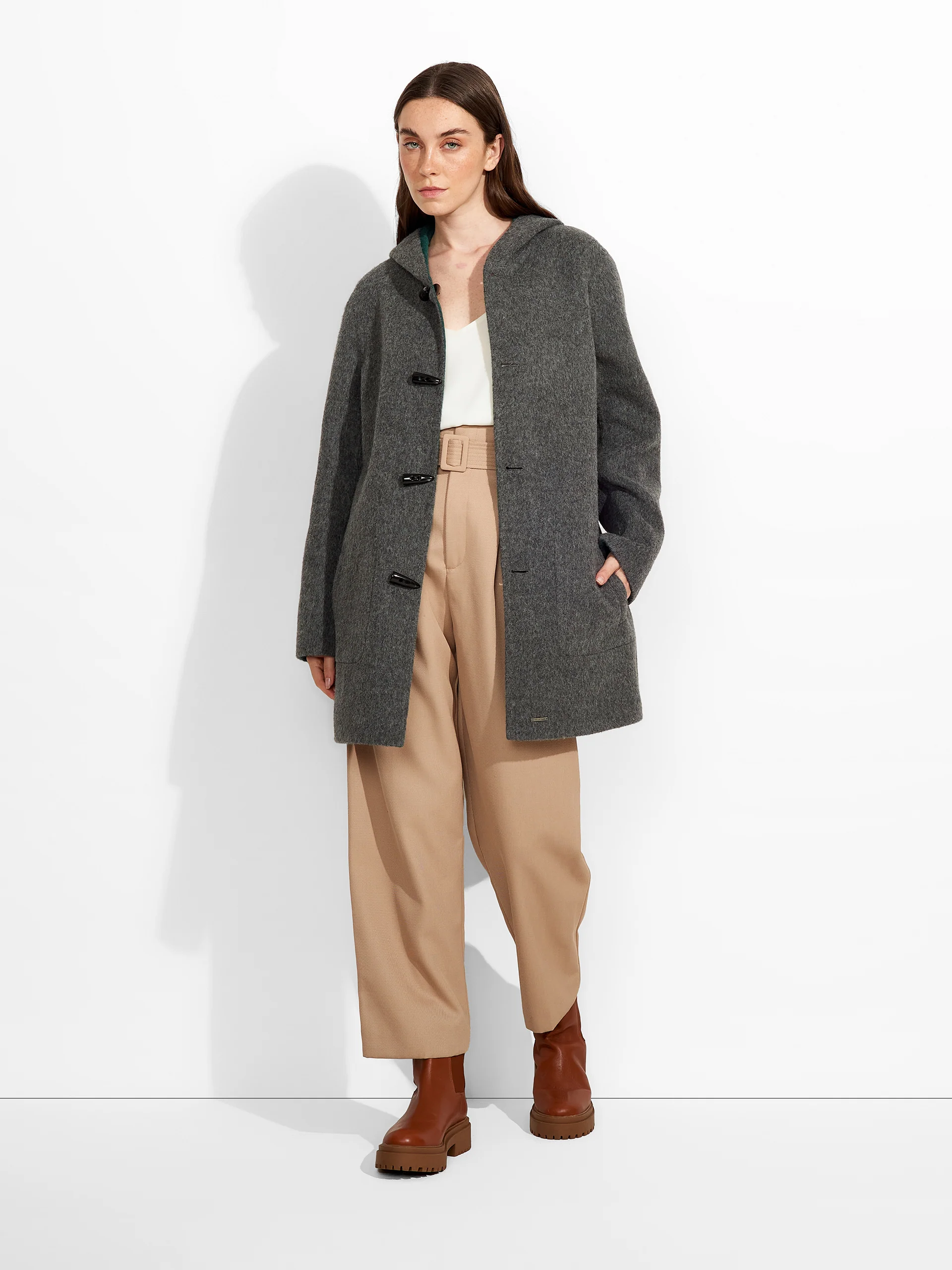 Alaia Coat Baby Alpaca Color Green - Image 10