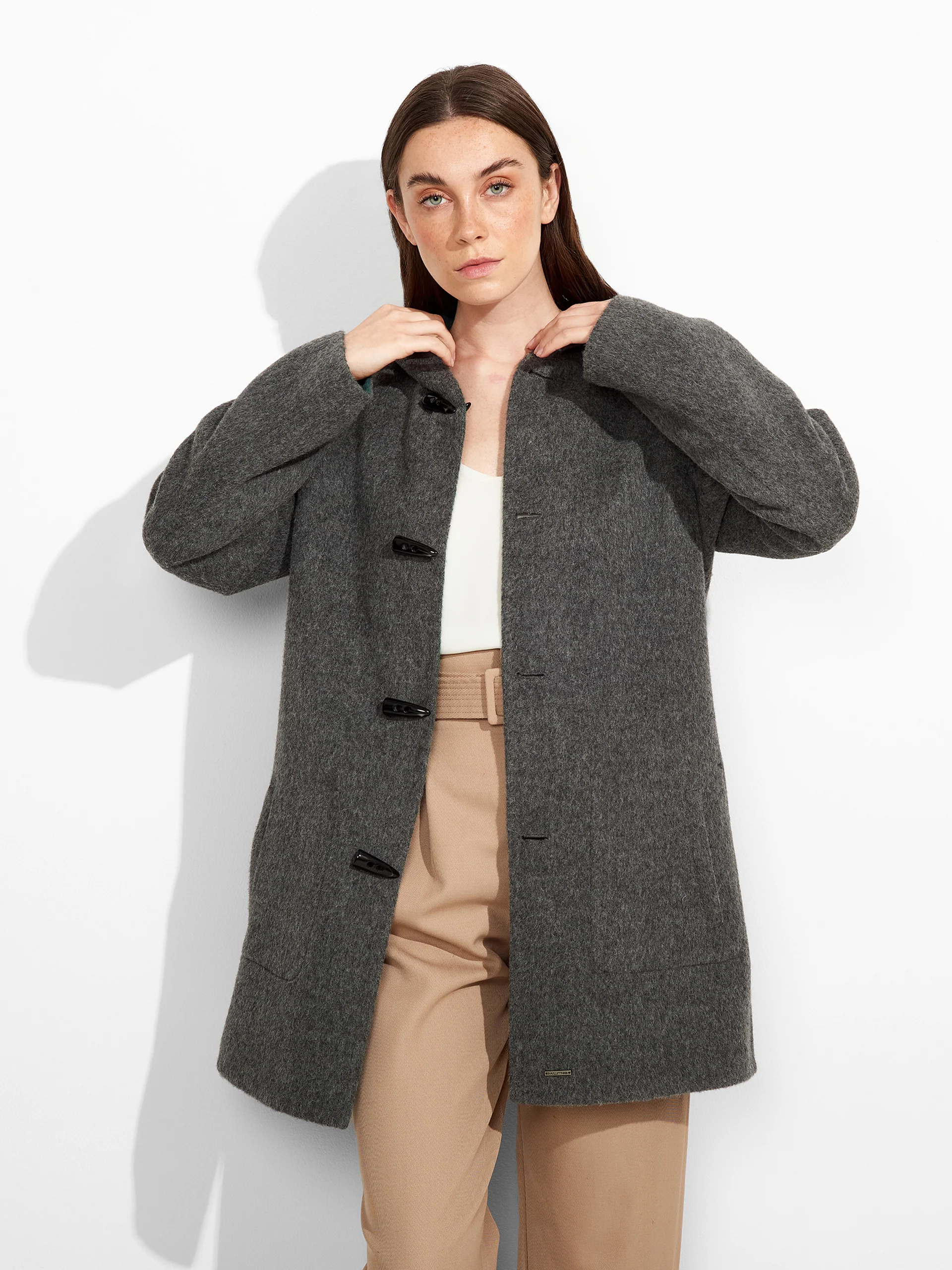 Alaia Coat Baby Alpaca Color Green - Image 8