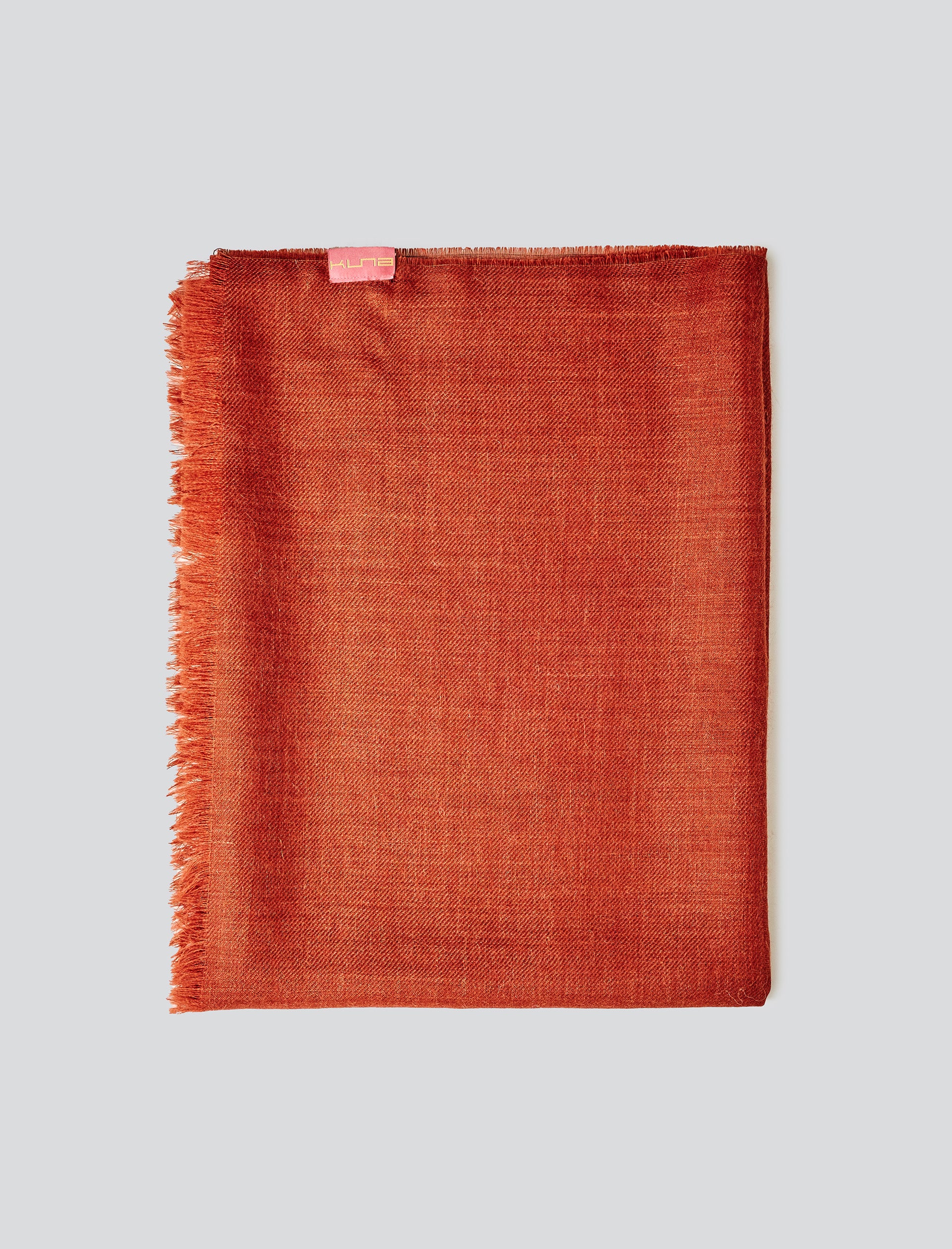 Amareto Shawl Baby Alpaca Color Orange - Image 2