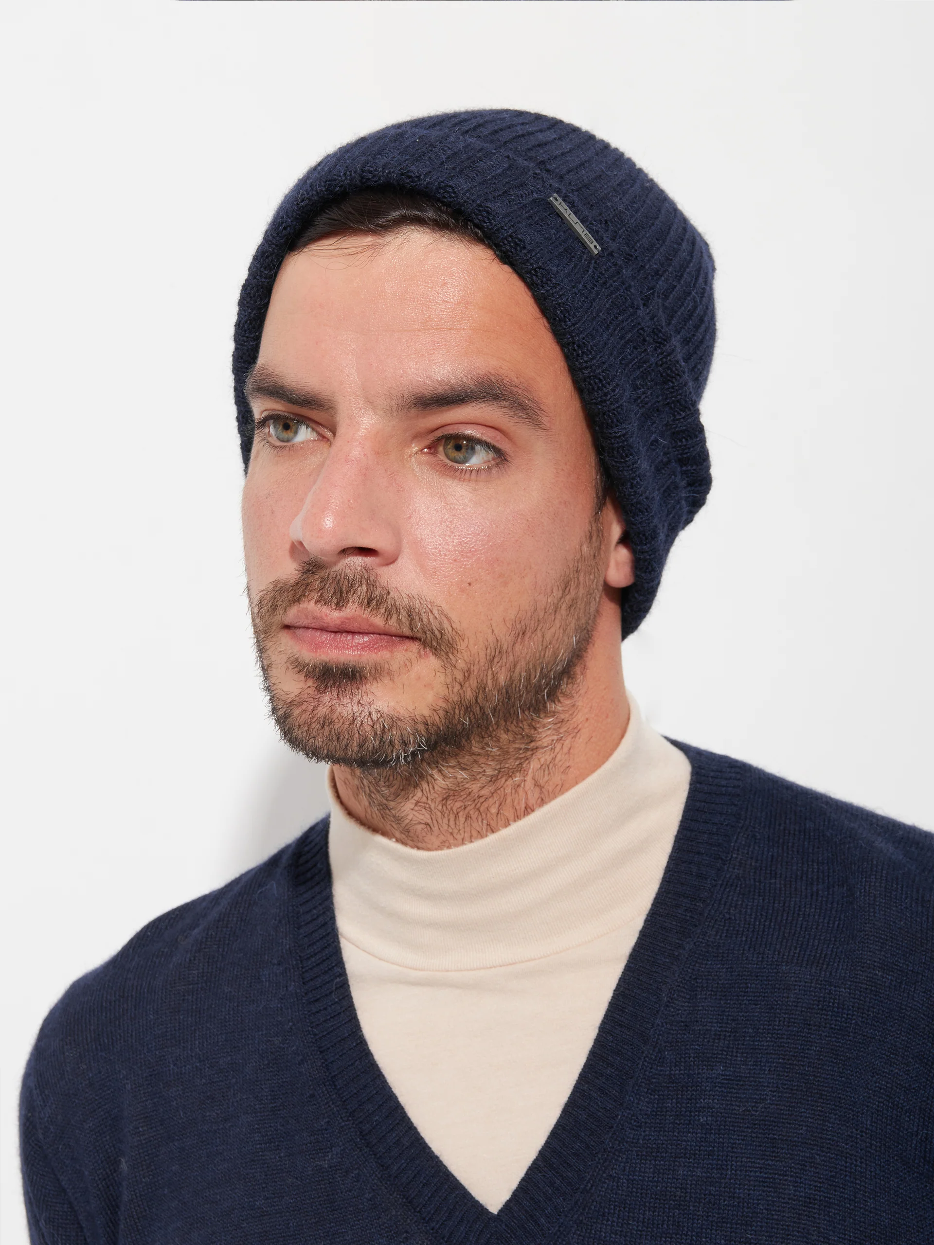 Apostrofe Hat Baby Alpaca Color Blue - Image 4