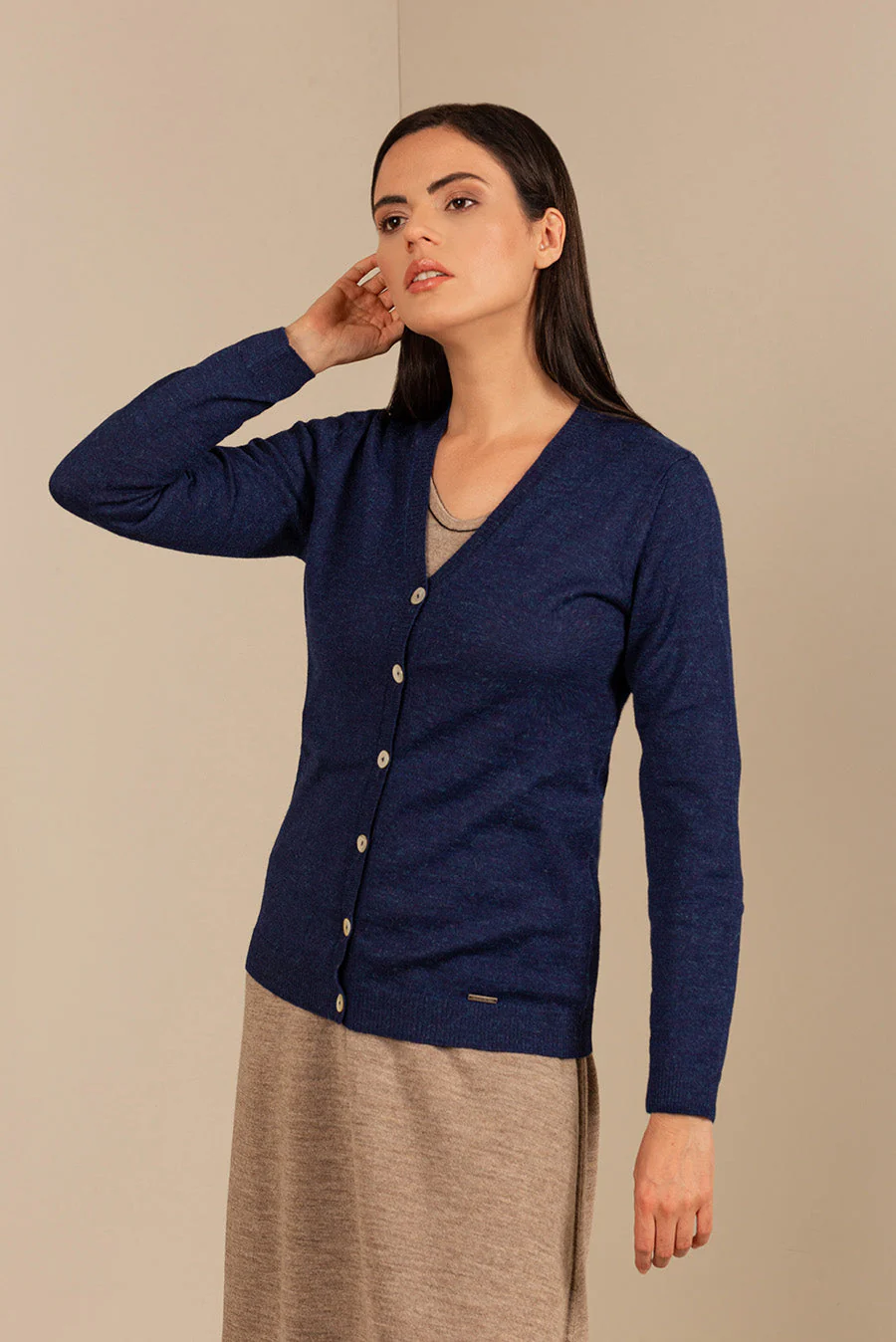 Amanda Cardigan Baby Alpaca Color Astral