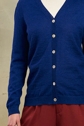 Amanda Cardigan Baby Alpaca Color Cadet - Image 4