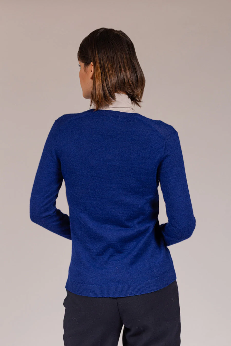 Amanda Cardigan Baby Alpaca Color Cadet - Image 6