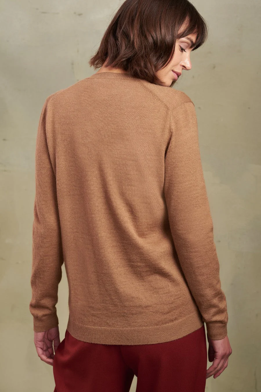 Amanda Cardigan Baby Alpaca Color Camel - Image 2