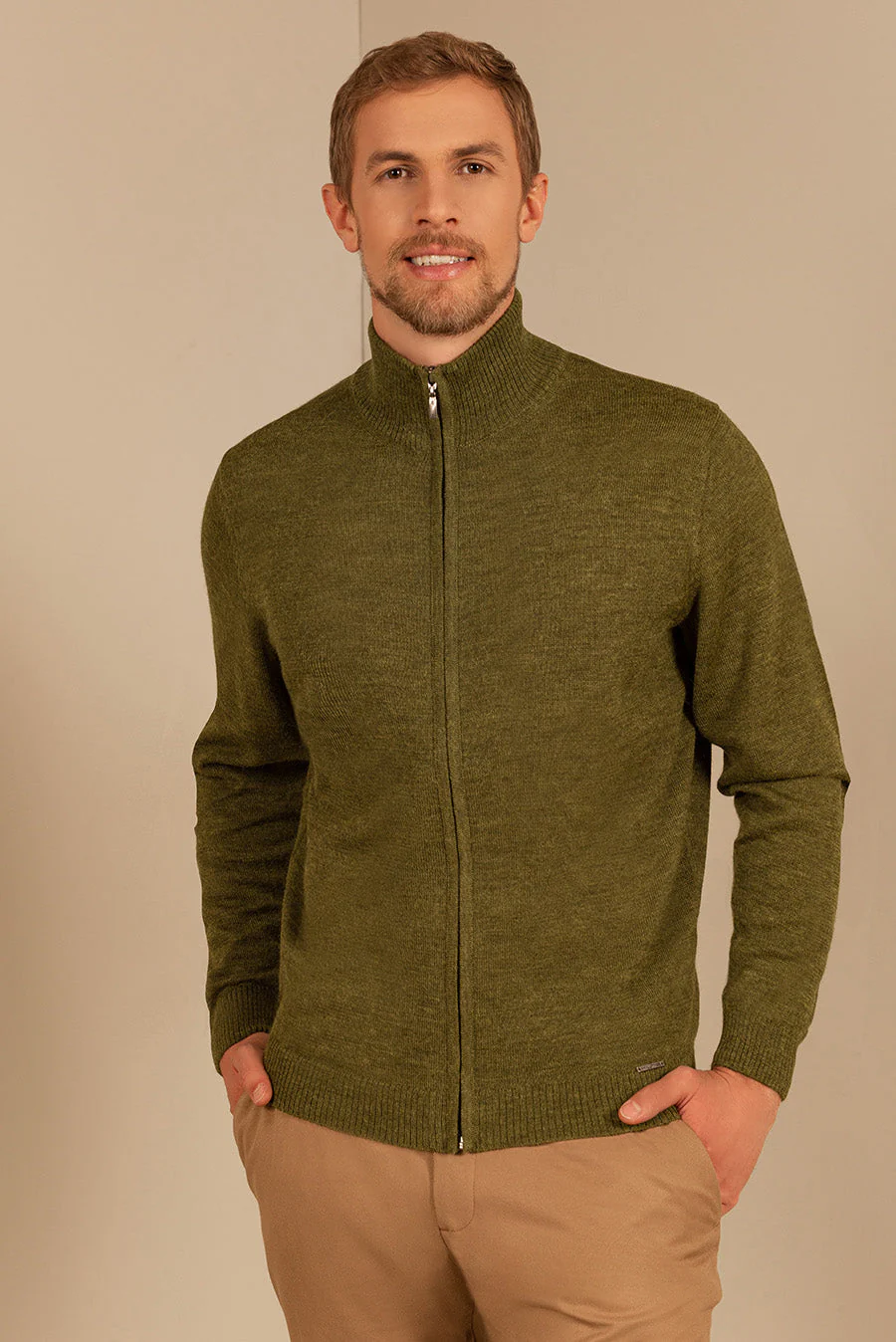 Andreas Cardigan Baby Alpaca Color Avocado