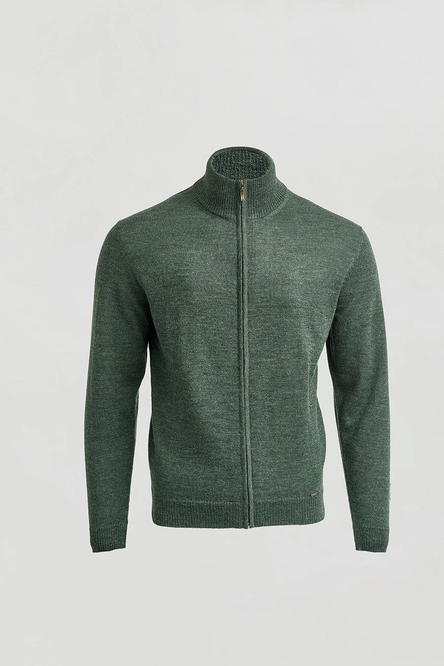 Andreas Cardigan Baby Alpaca Color Bosque