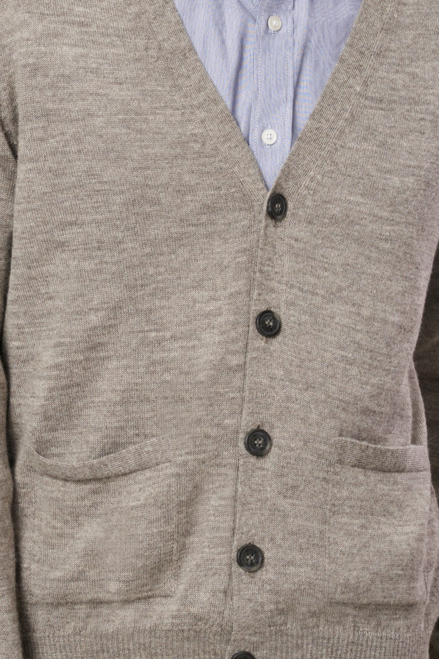 Antony Cardigan Baby Alpaca Color Grigio - Image 4