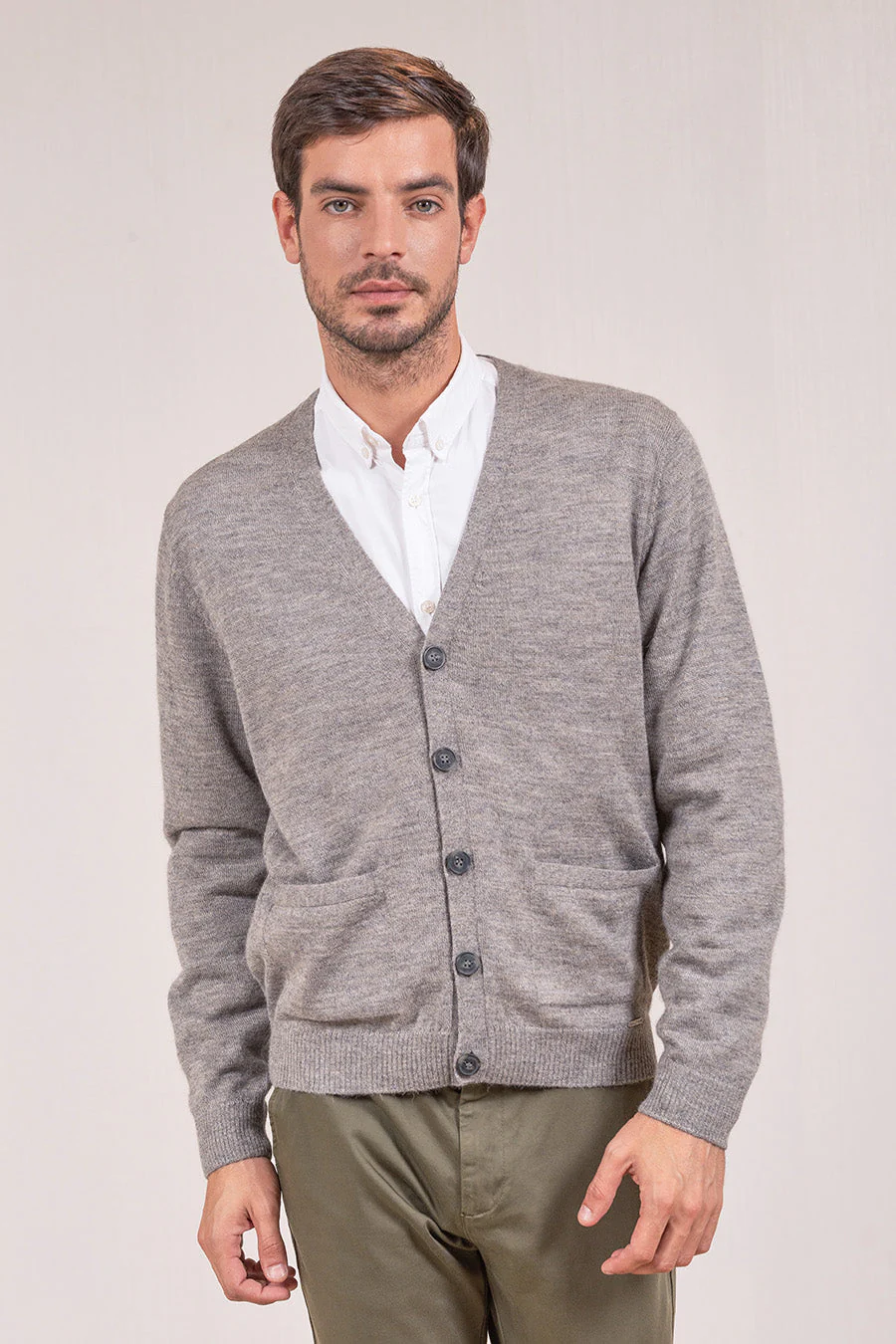 Antony Cardigan Baby Alpaca Color Nutmeg