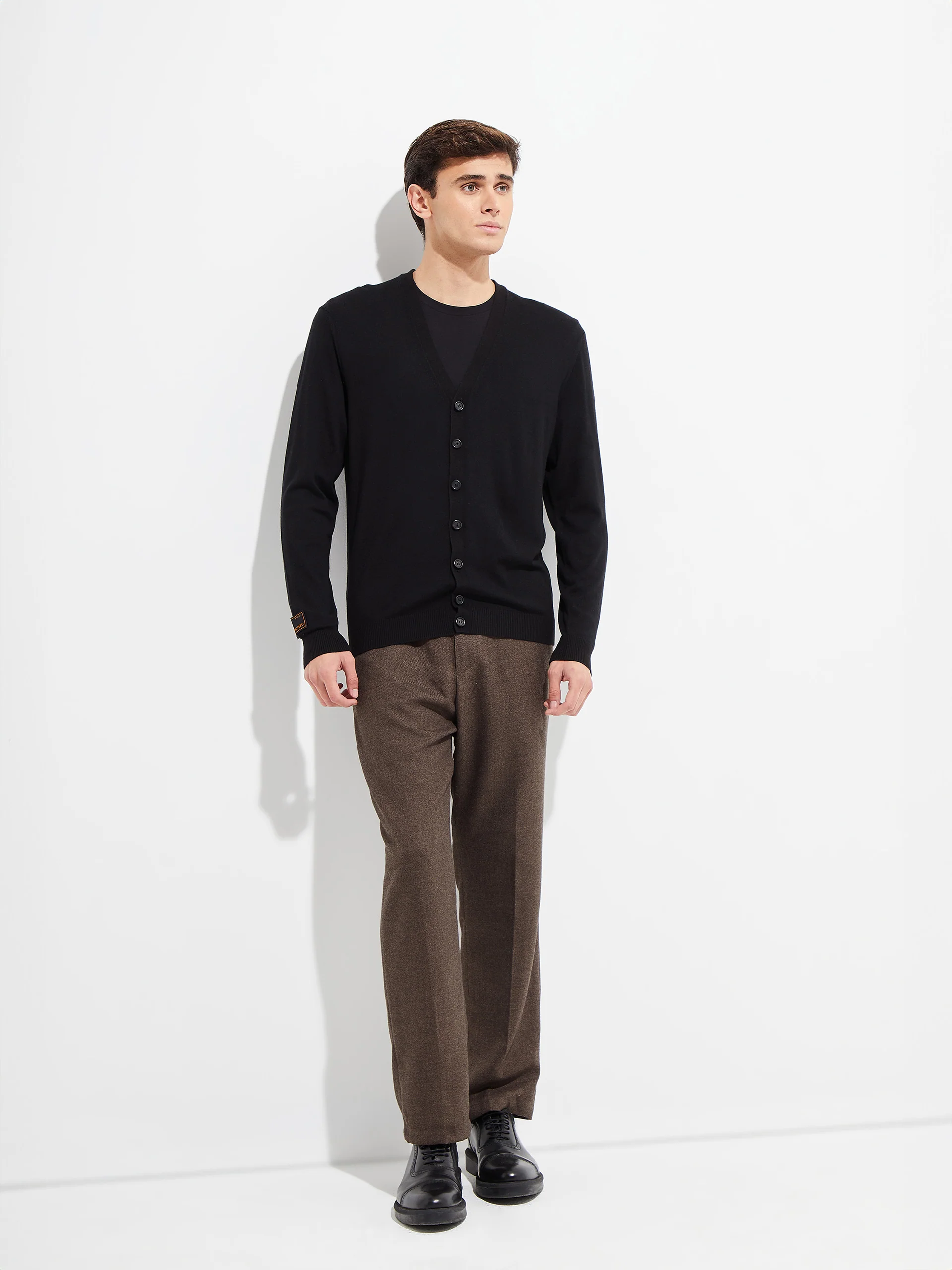 Bernard Cardigan Vicuña Color Black - Image 4