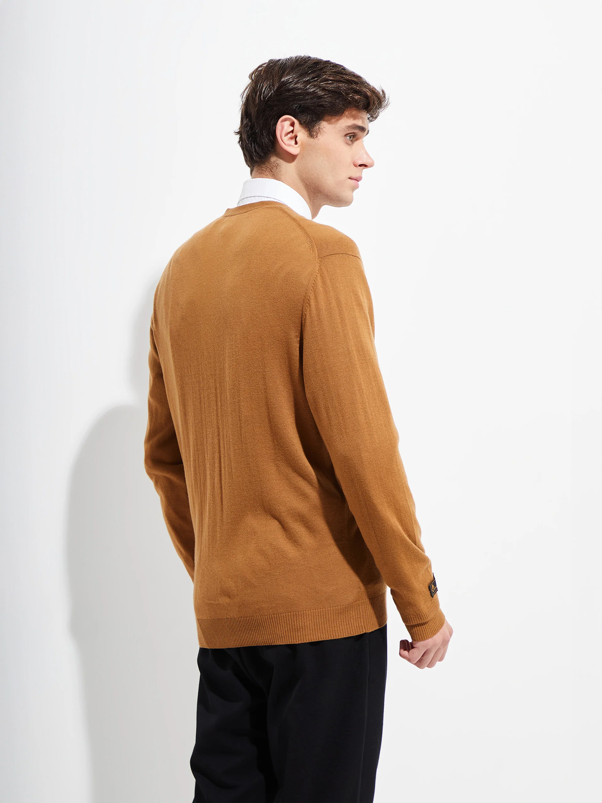 Bernard Cardigan Vicuña Color Camel - Image 3