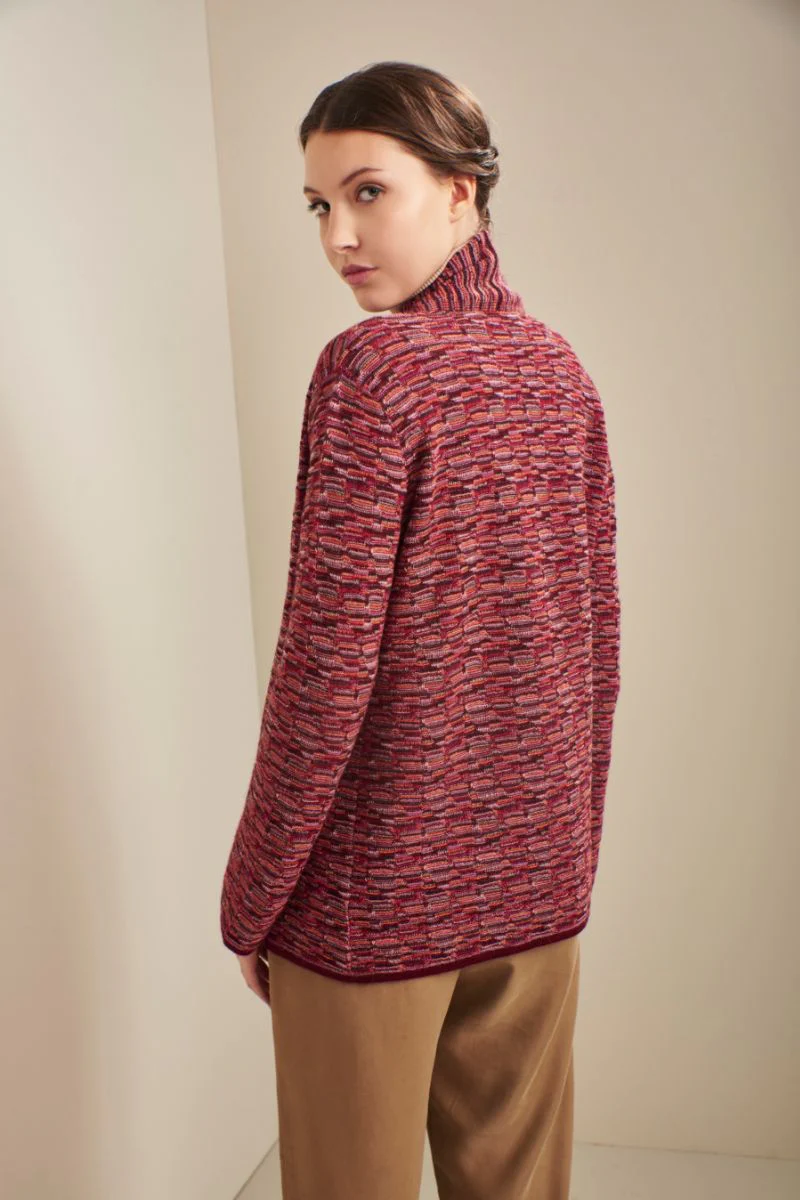 Ucrania Cardigan Baby Alpaca Color China - Image 3