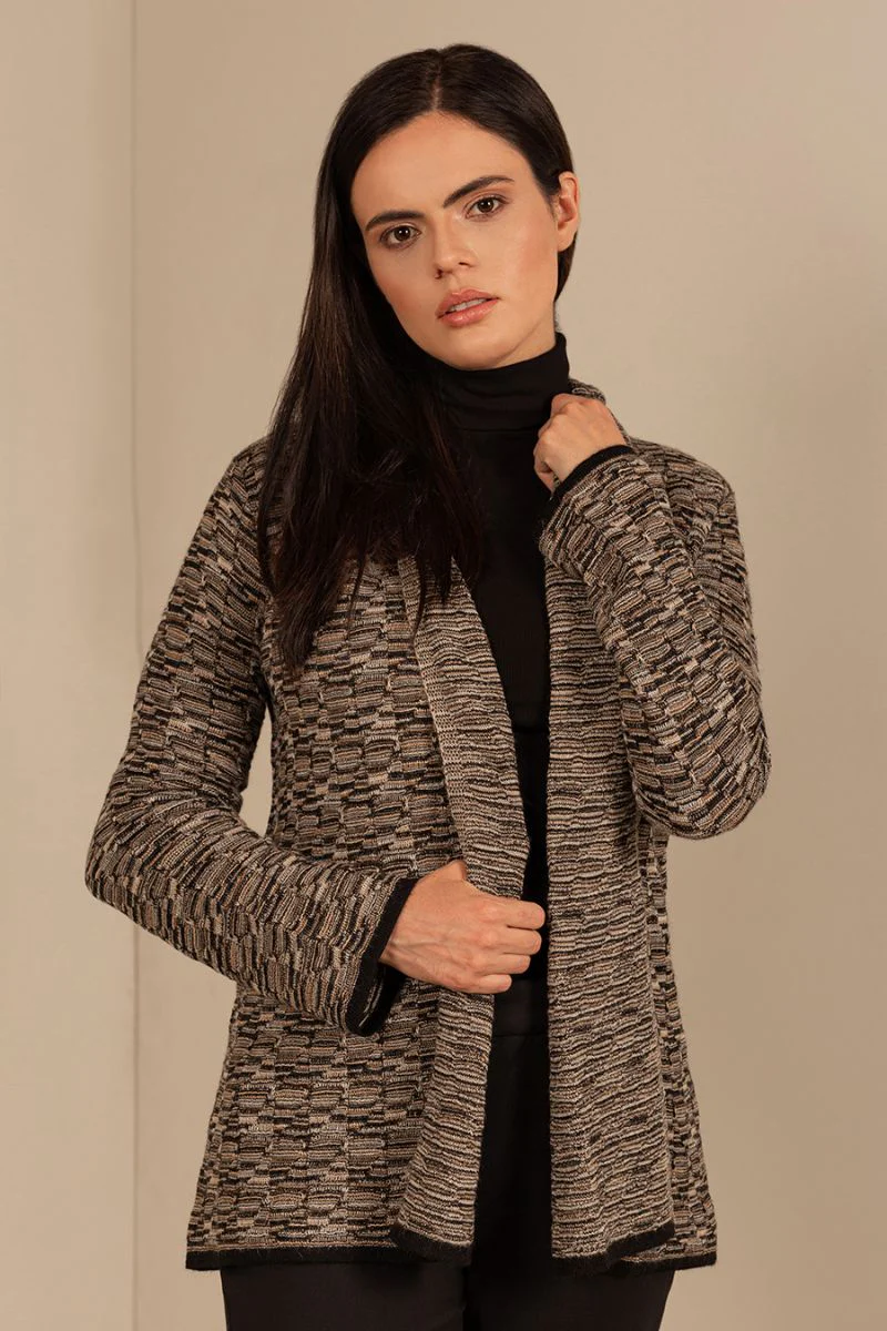 Ucrania Cardigan Baby Alpaca Color Natural