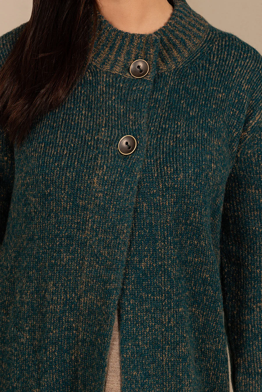 Upside Cardigan Baby Alpaca & Silk Color Goblin - Image 4