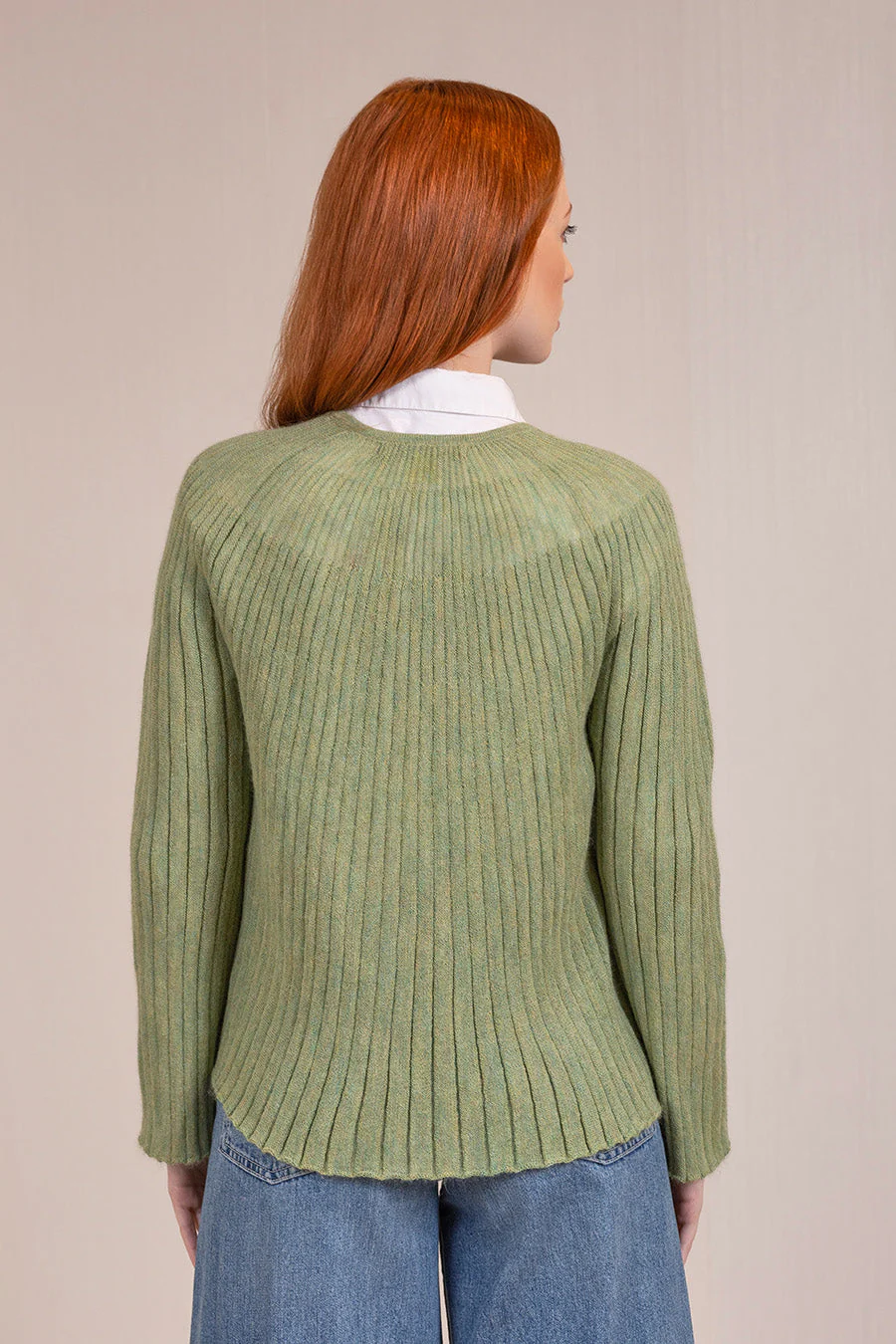 Vanda Cardigan Baby Alpaca Color Leaf - Image 2