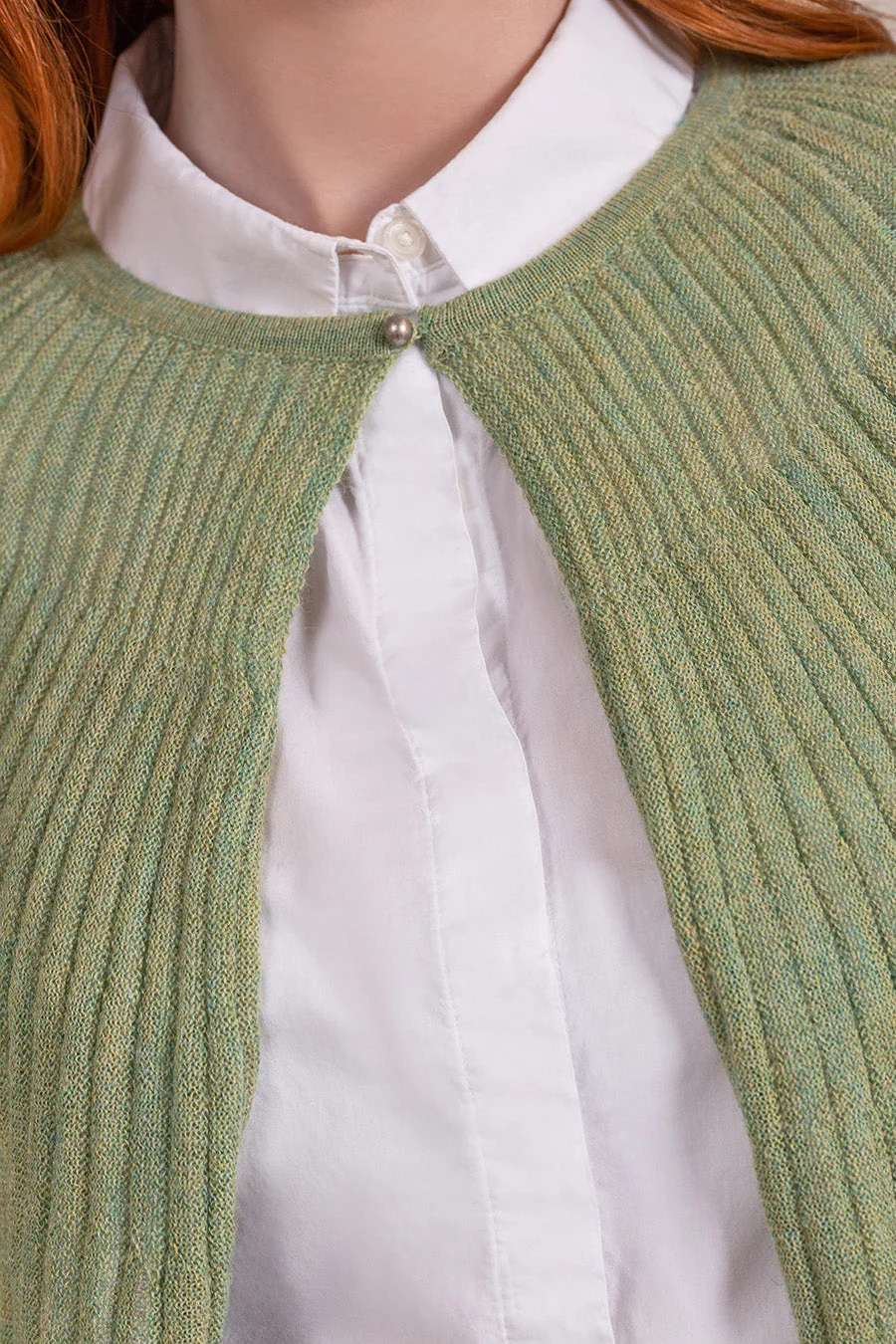 Vanda Cardigan Baby Alpaca Color Leaf - Image 4