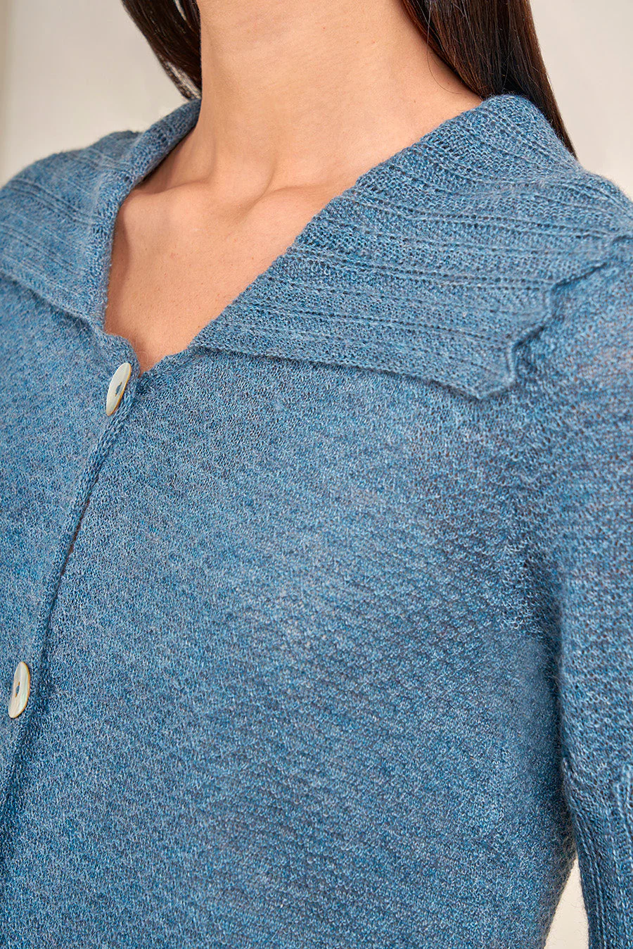 Viviana Cardigan Baby Alpaca Color Atardecer - Image 4