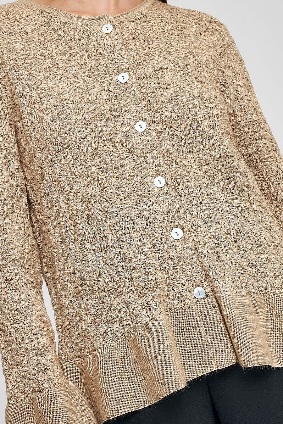 Wake Up Cardigan Baby Alpaca Color Beige - Image 5