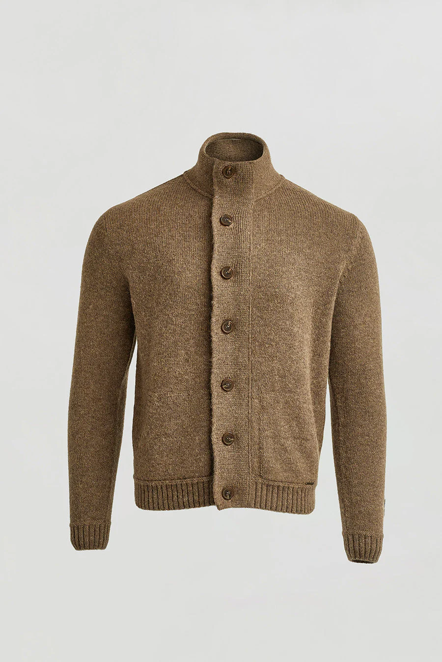 Walter Cardigan Baby Alpaca Color Sepia