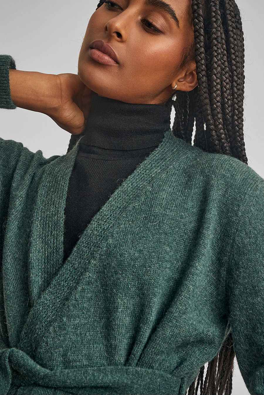Well Cardigan Baby Alpaca Color Bosque - Image 5