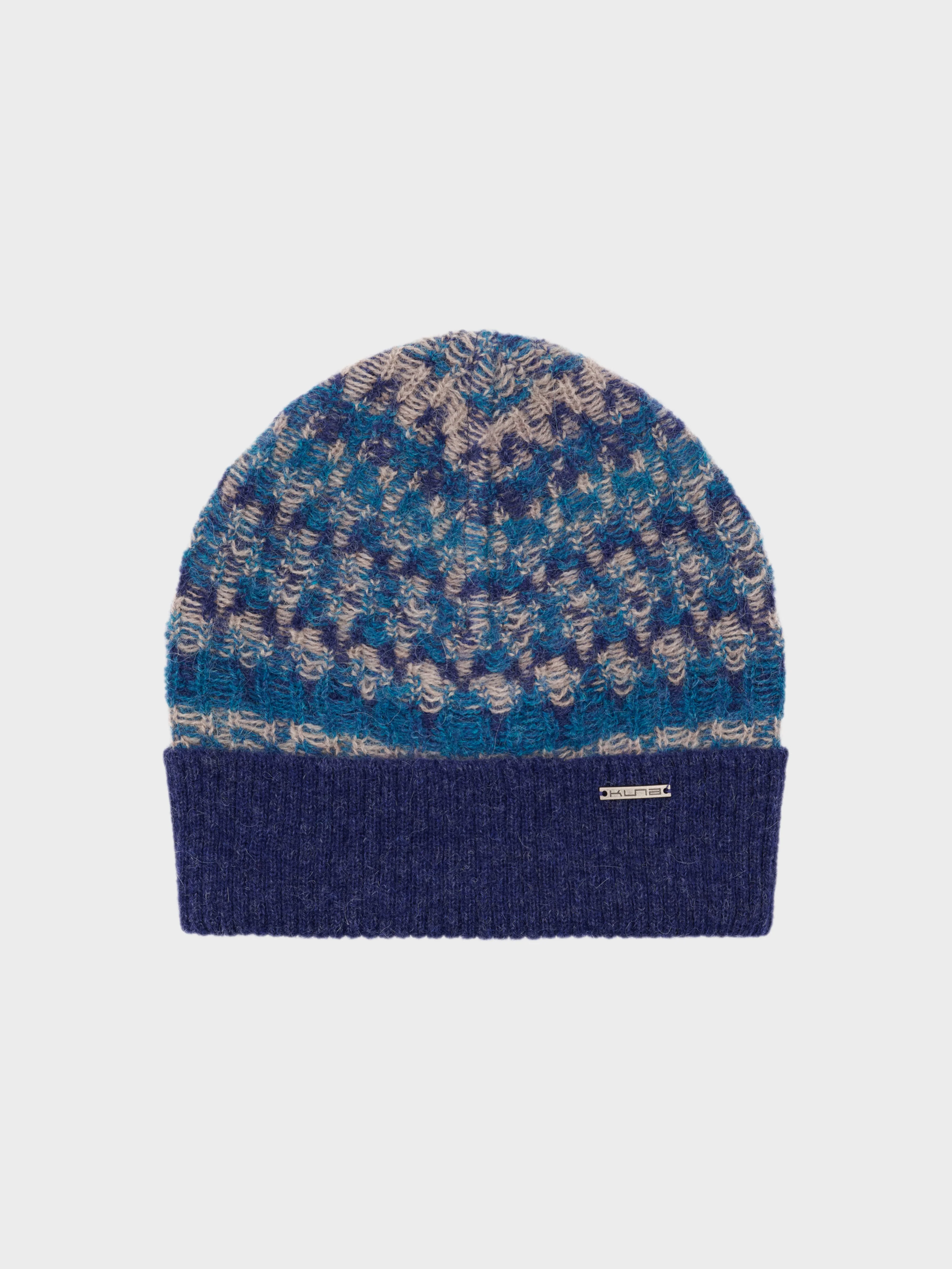 Calvados Hat Baby Alpaca Color Blue