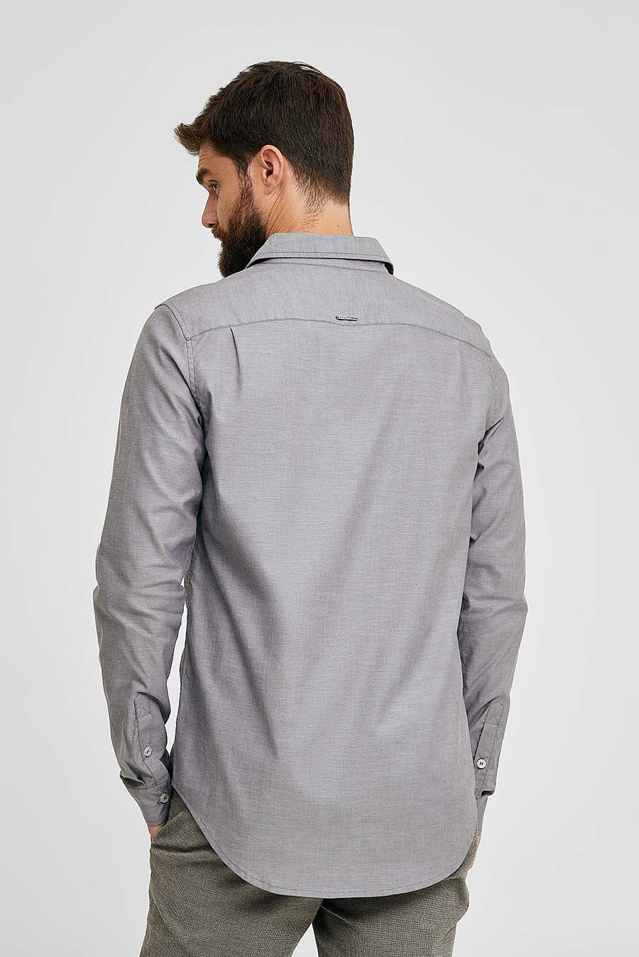 Waldo Shirt Cotton Color Light Grey - Image 3
