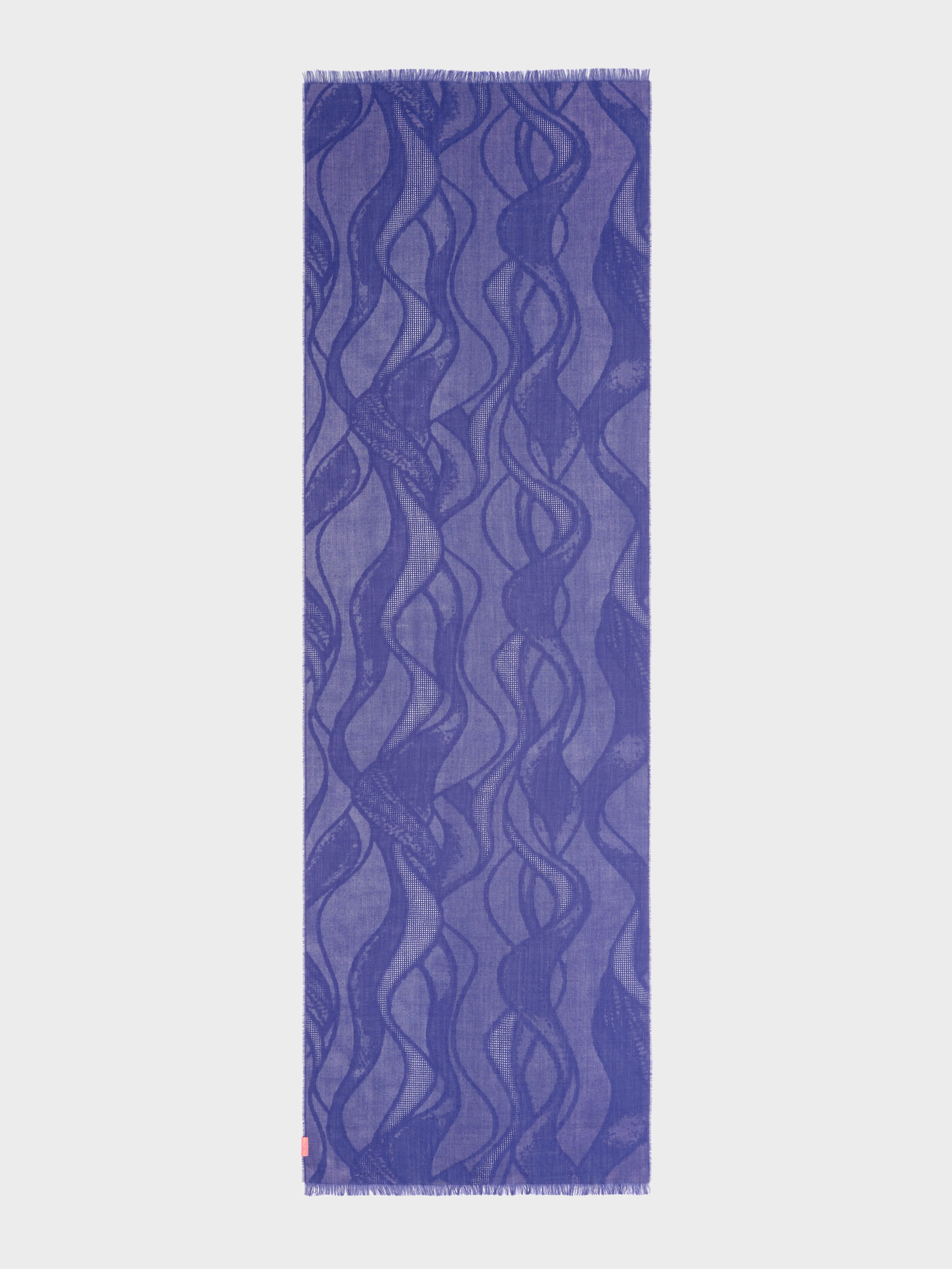 Canvas Shawl Baby Alpaca Color Blue - Image 4