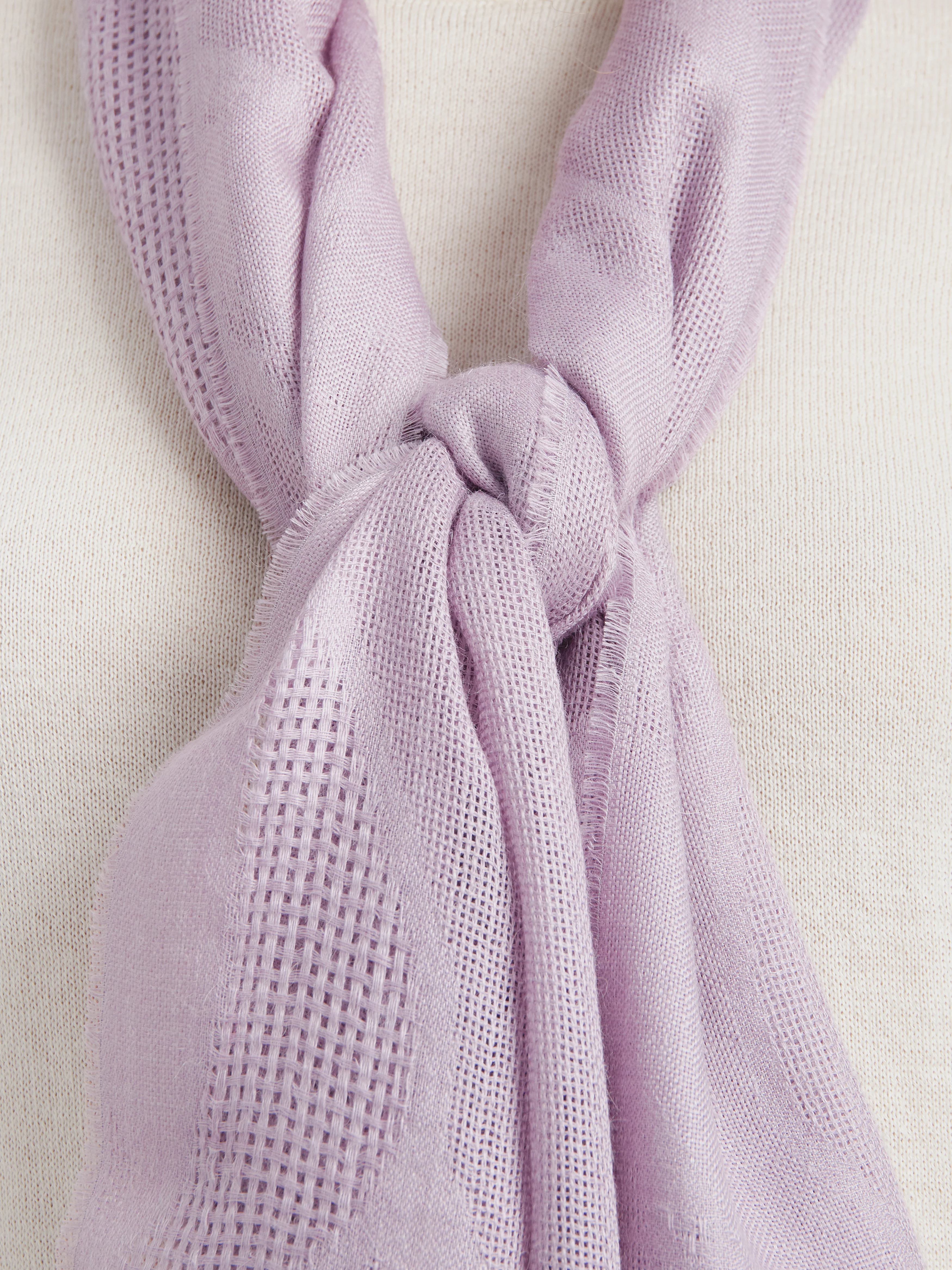 Canvas Shawl Baby Alpaca Color Purple - Image 3
