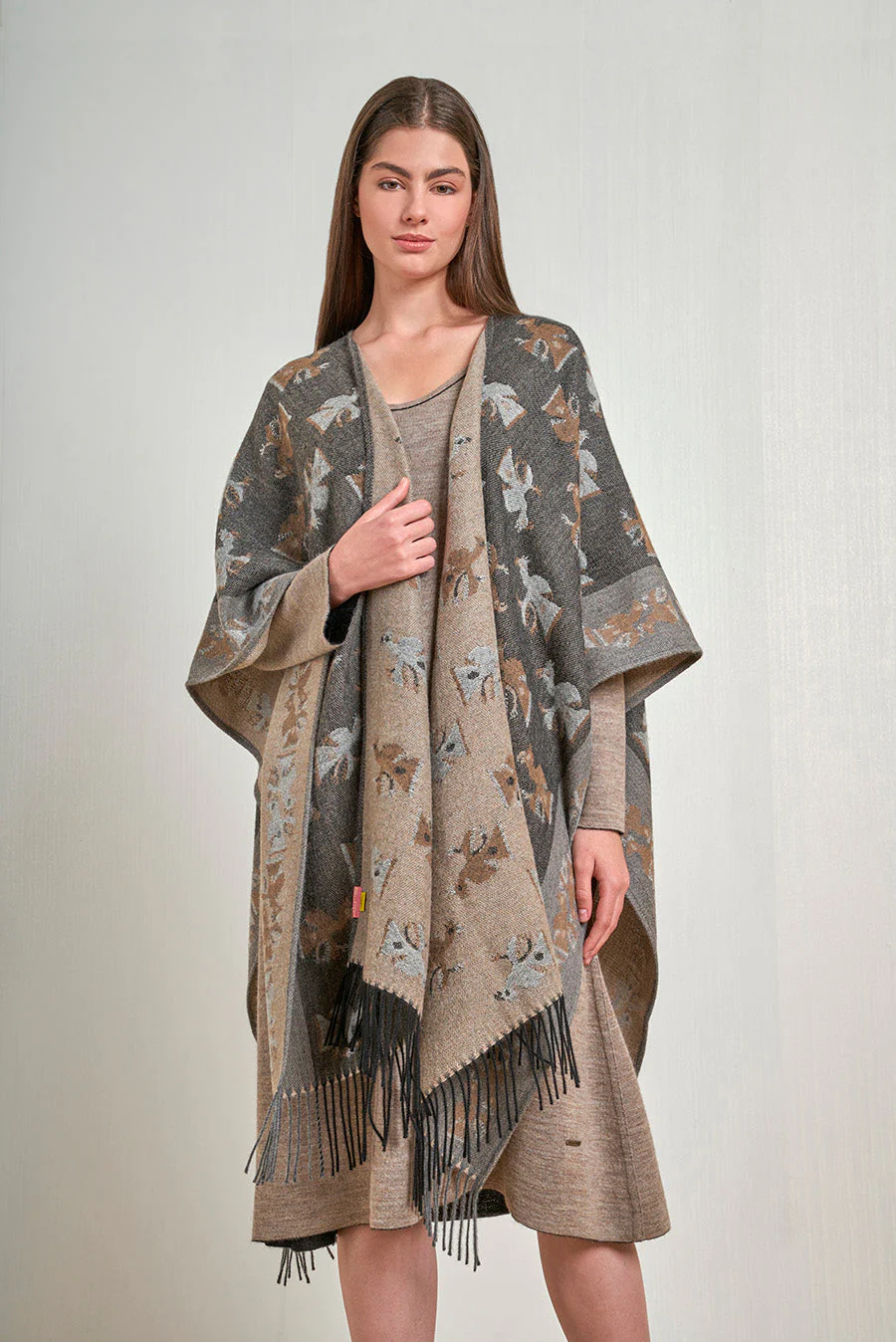 Nazca - 42 Cape Baby Alpaca Color Grey