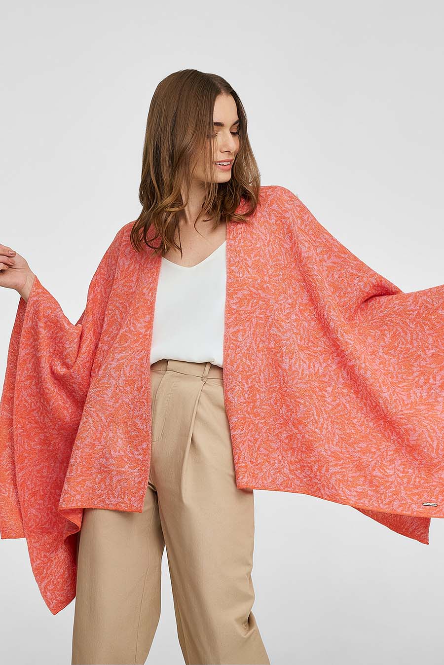 Waikiki Cape Baby Alpaca Color Orange - Image 7
