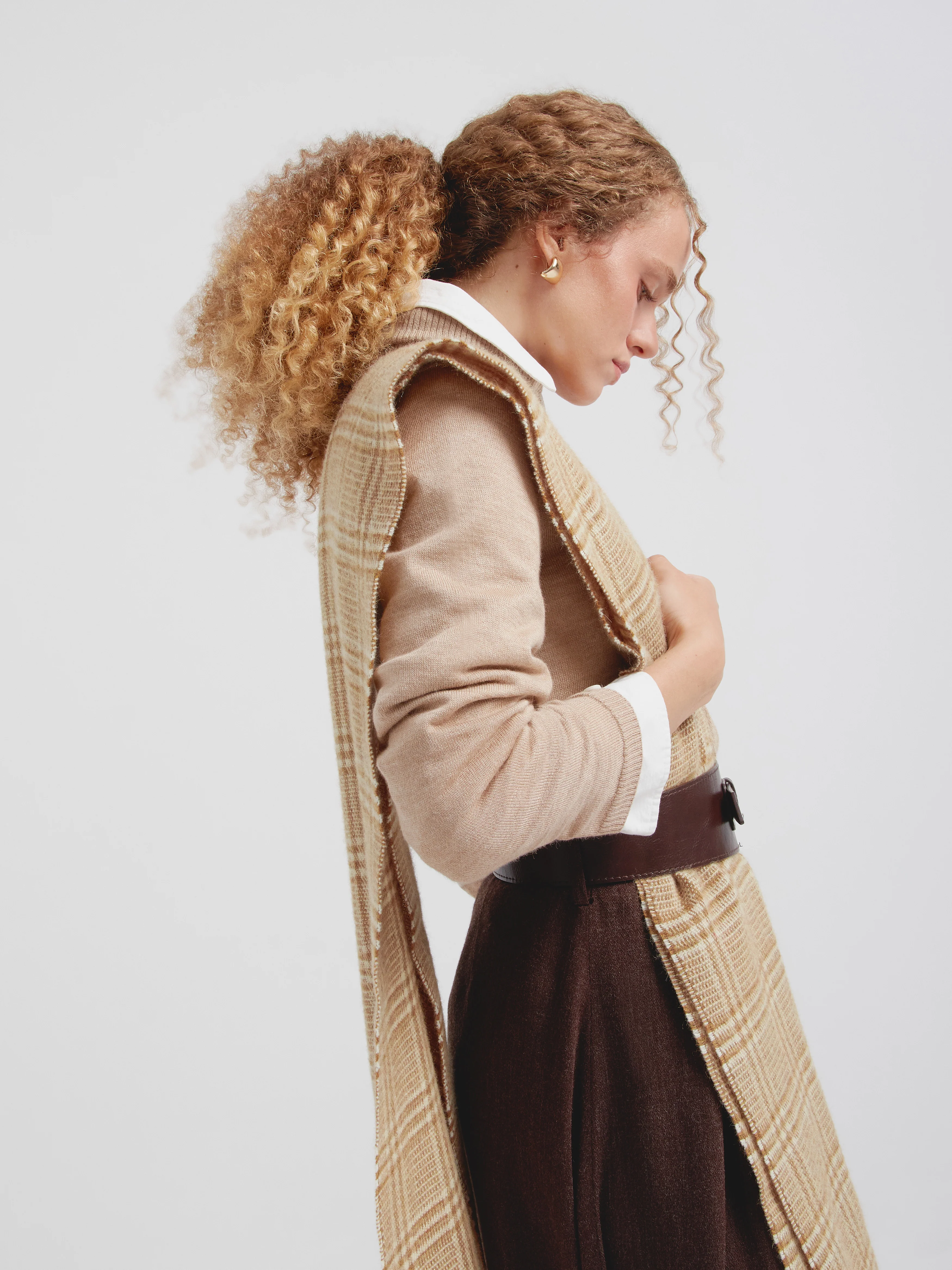 Cardenal Scarf Baby Alpaca Color Yellow - Image 3