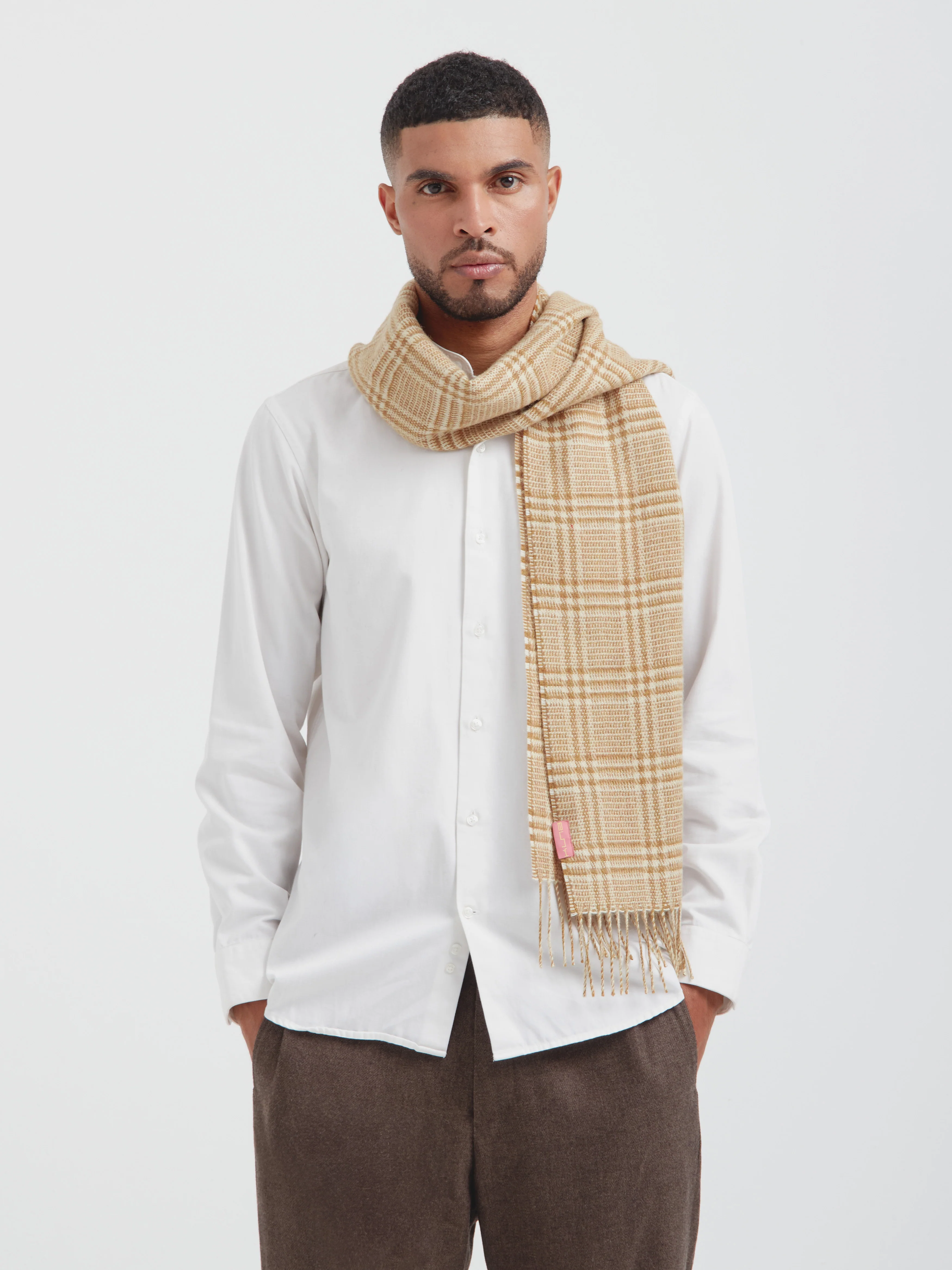 Cardenal Scarf Baby Alpaca Color Yellow - Image 4
