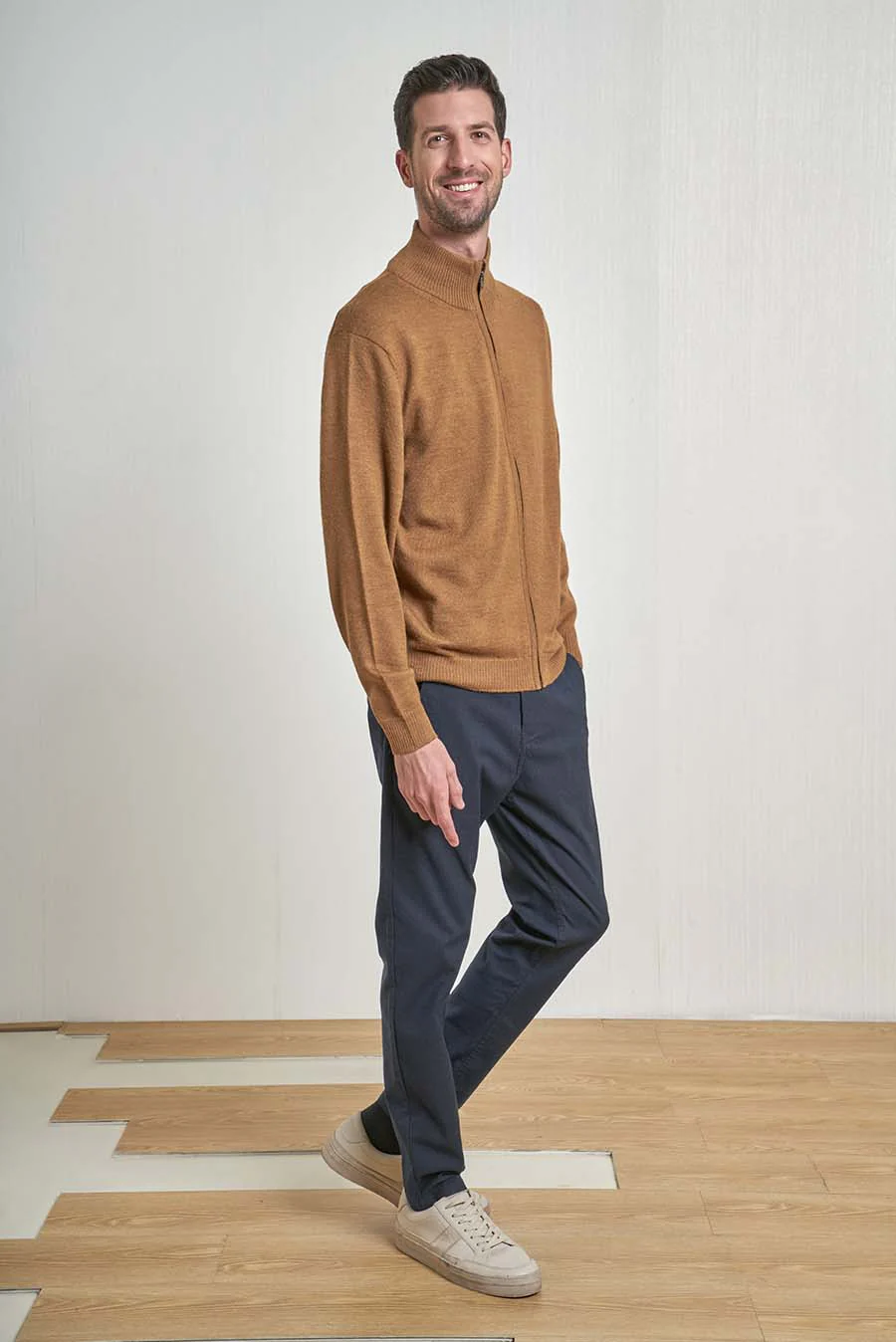 Andreas Cardigan Baby Alpaca Color Vicuna - Image 3