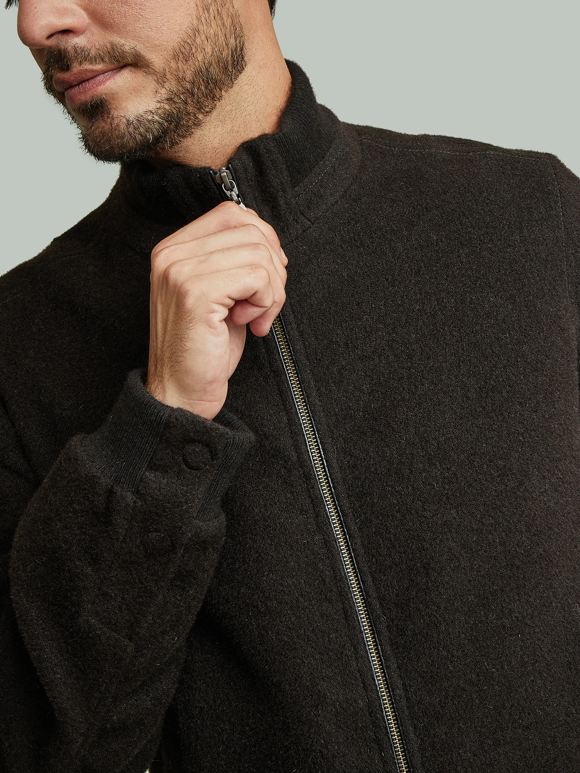 Bristol Jacket Black Alpaca Color Black - Image 5