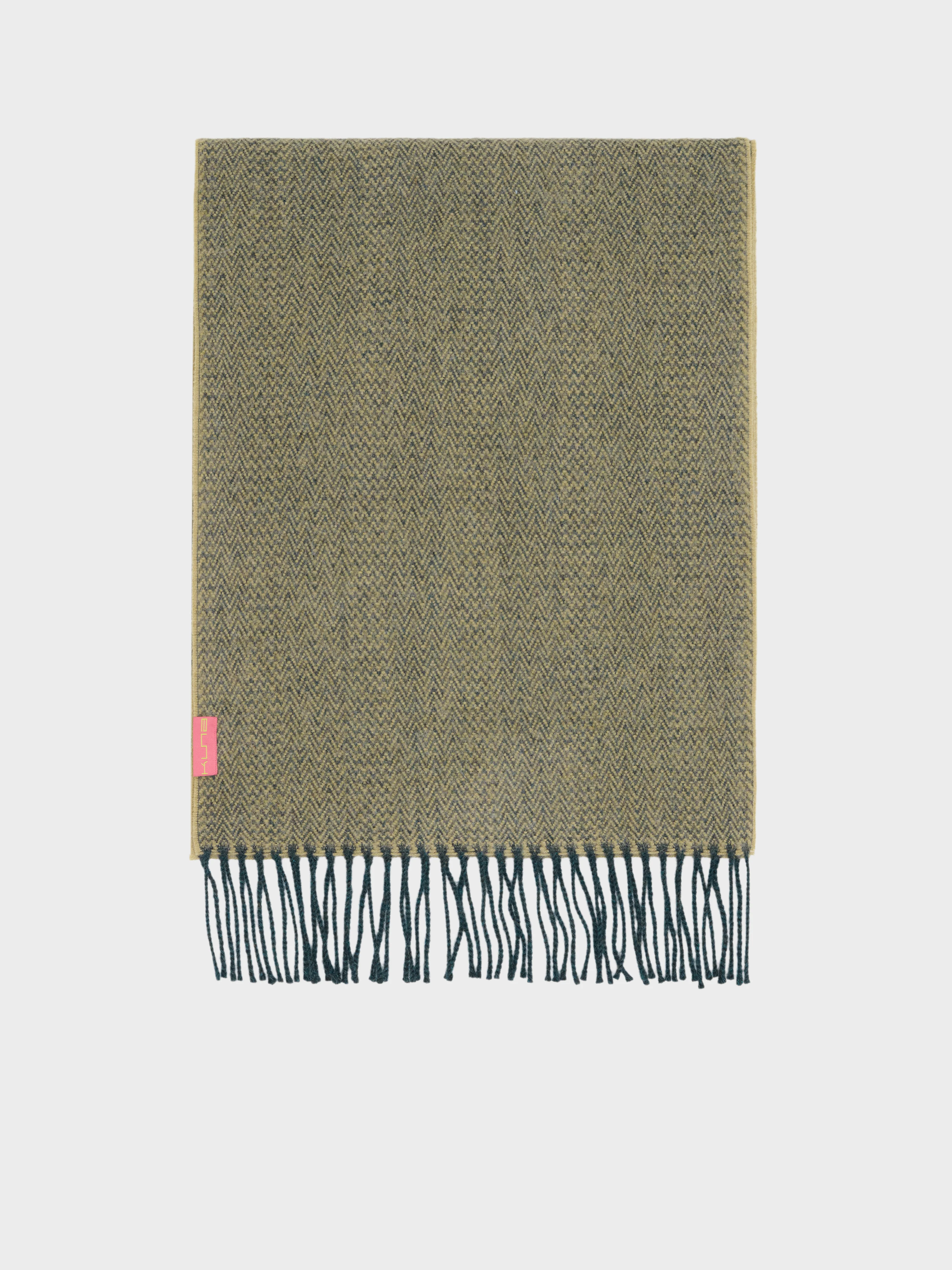 Celestin Scarf Baby Alpaca Color Green - Image 2