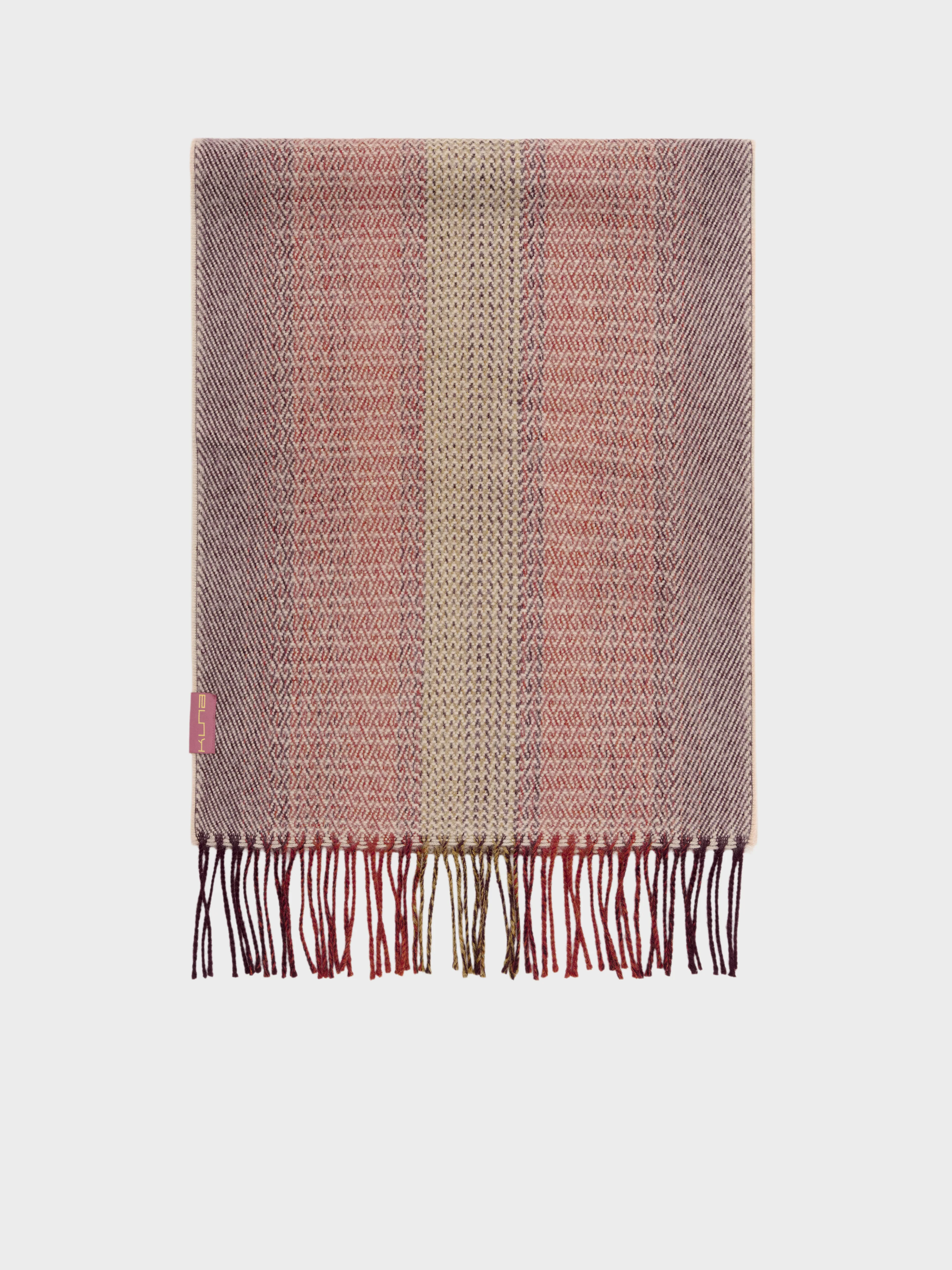 Cesar Scarf Baby Alpaca Color Orange - Image 2