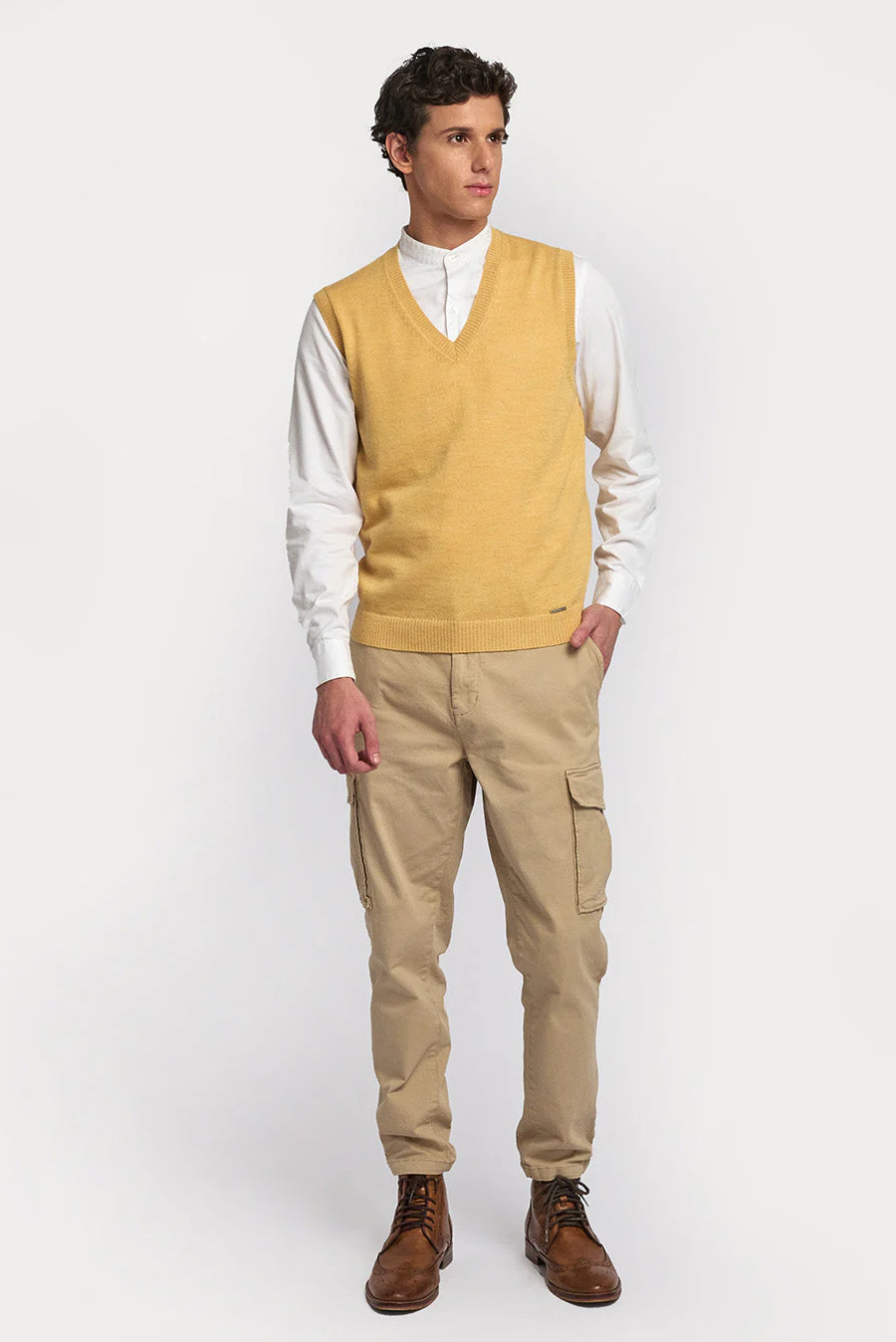 Abel Vest Baby Alpaca Color Amarelo - Image 4