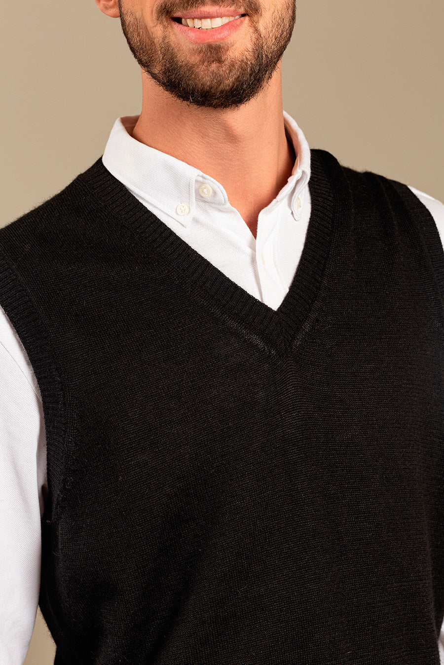 Abel Vest Baby Alpaca Color Black - Image 4