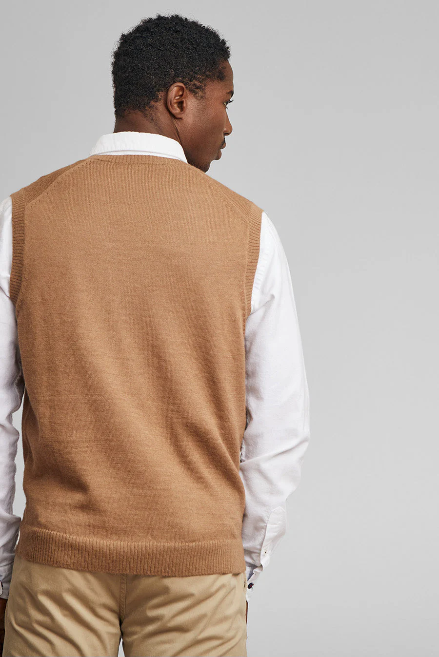 Abel Vest Baby Alpaca Color Camel - Image 3