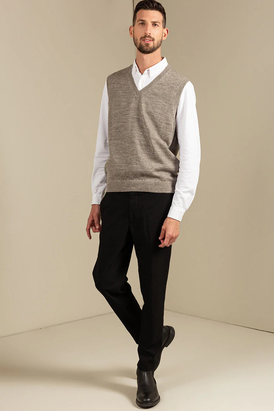 Abel Vest Baby Alpaca Color Grigio - Image 3
