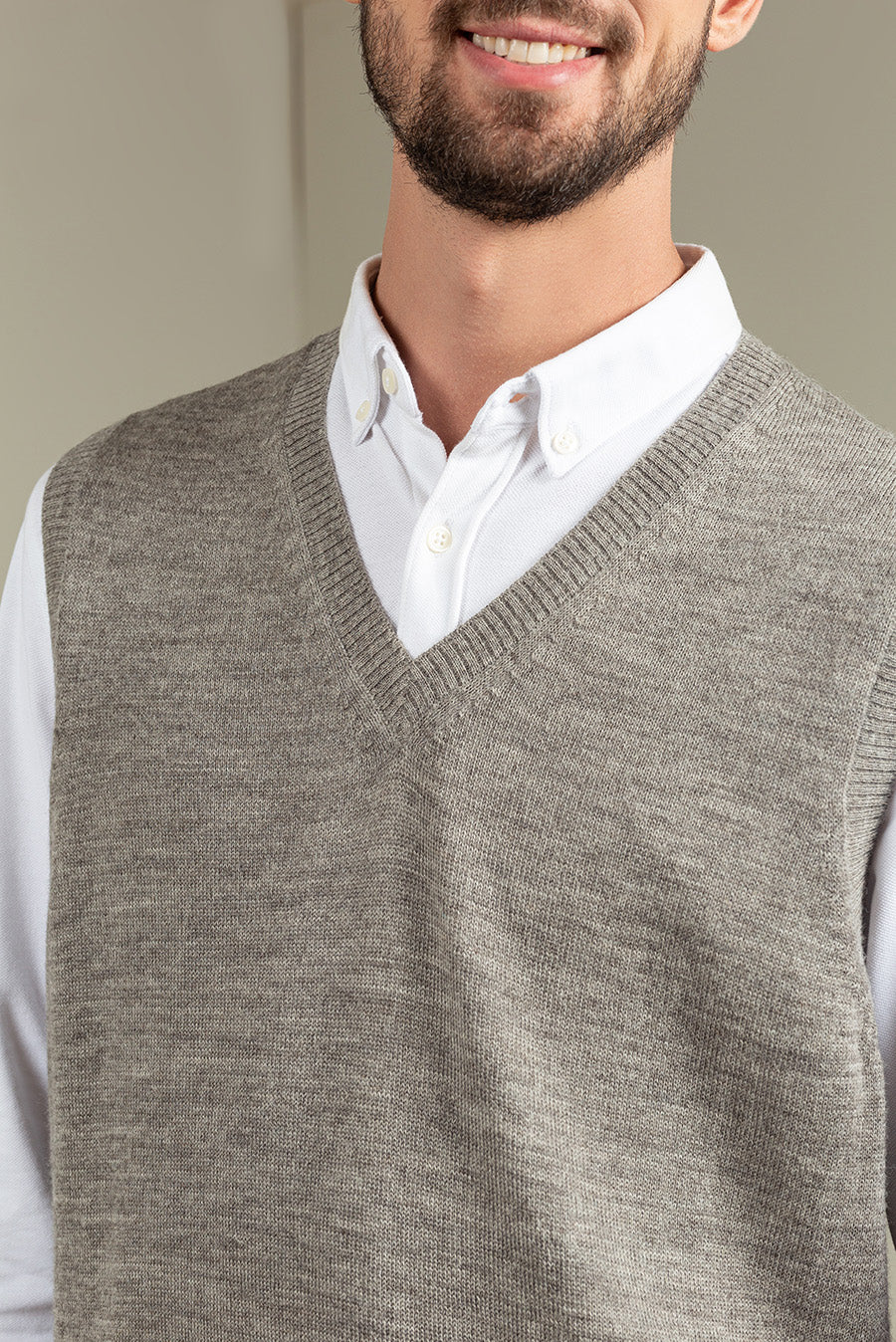 Abel Vest Baby Alpaca Color Grigio - Image 4