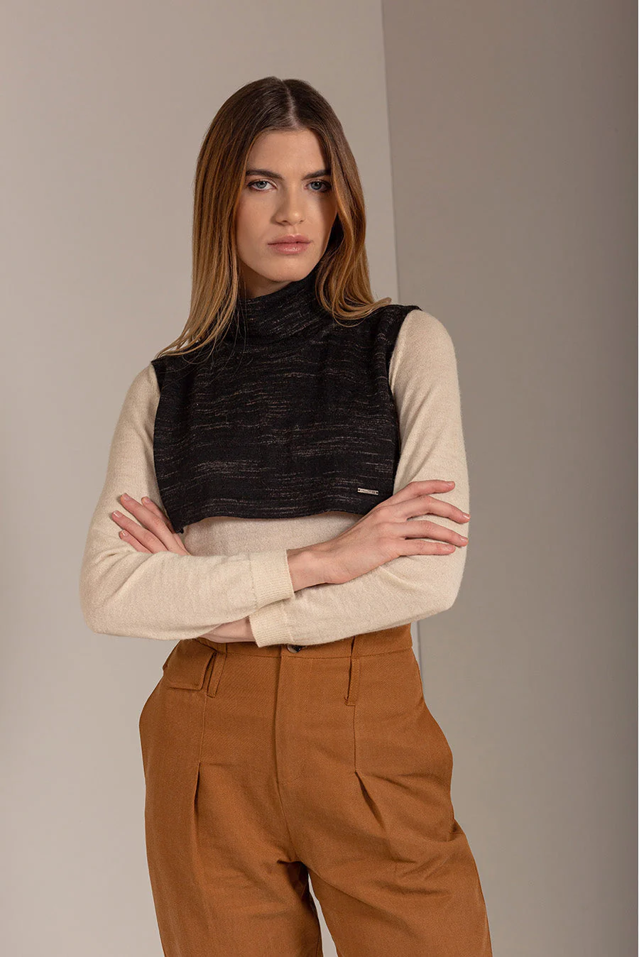 Urbany Vest Baby Alpaca Color Meteorite