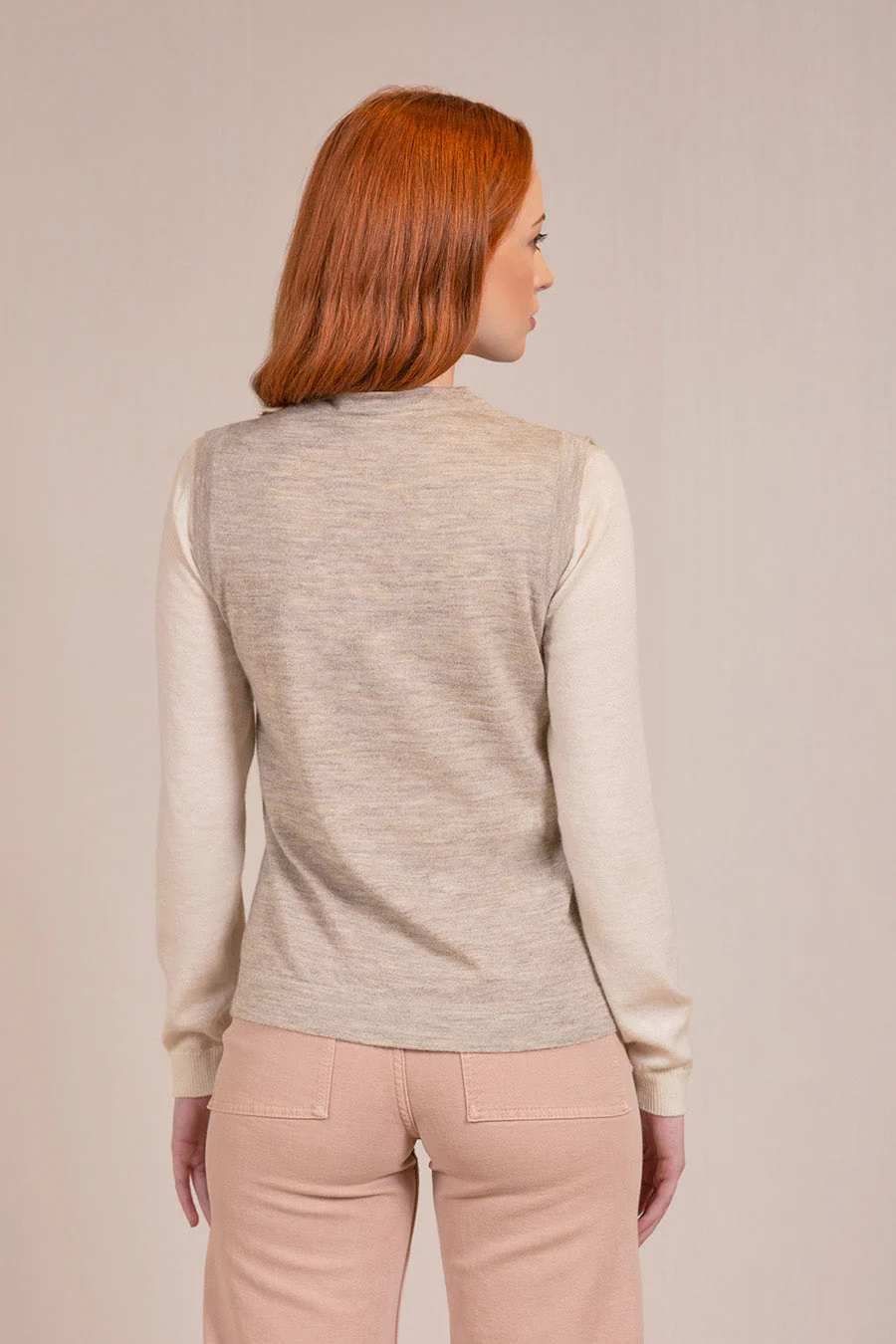 Vania Vest Baby Alpaca Color Tacama - Image 2